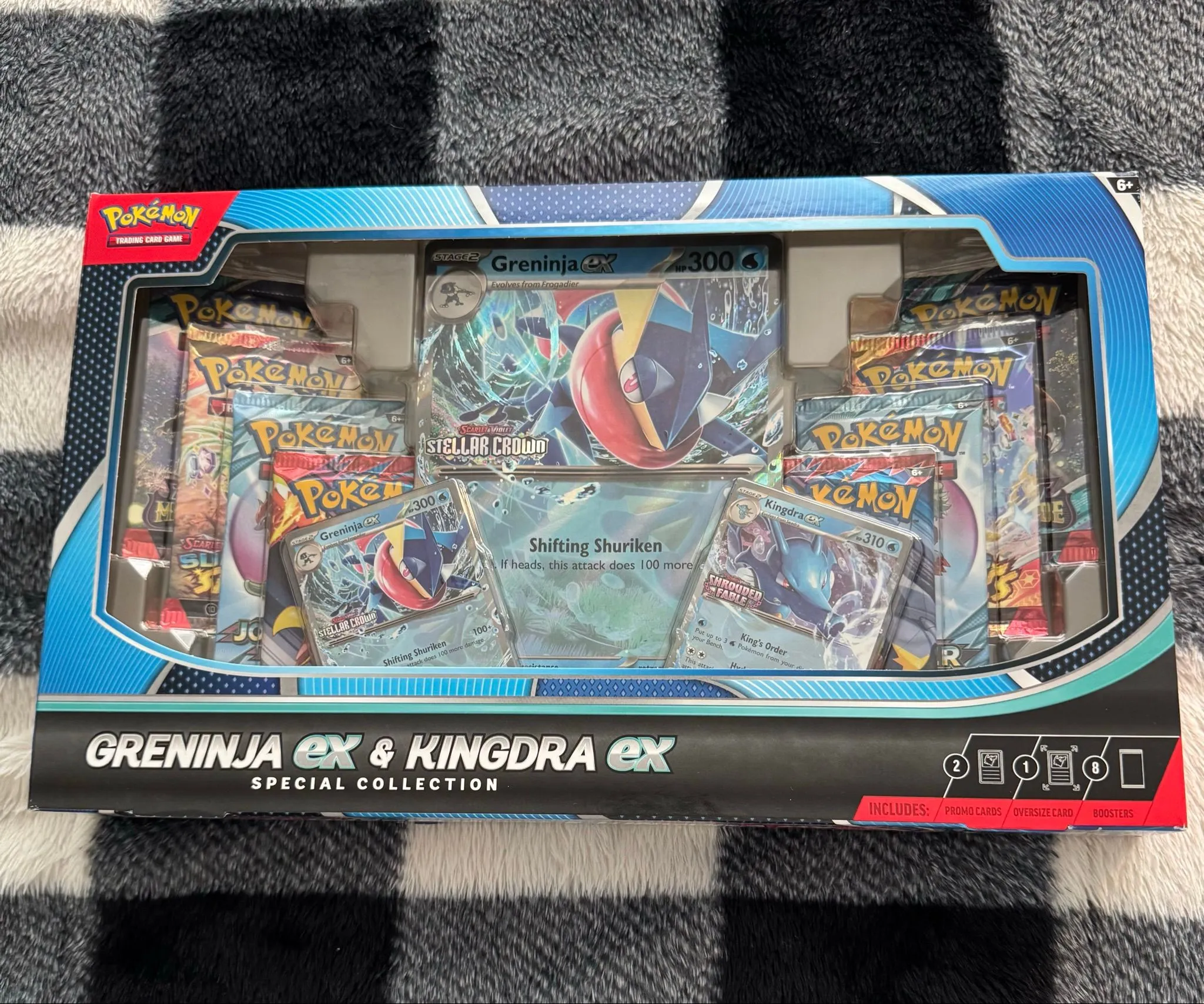Pokemon Greninja ex & Kingdra ex Special Collection Box