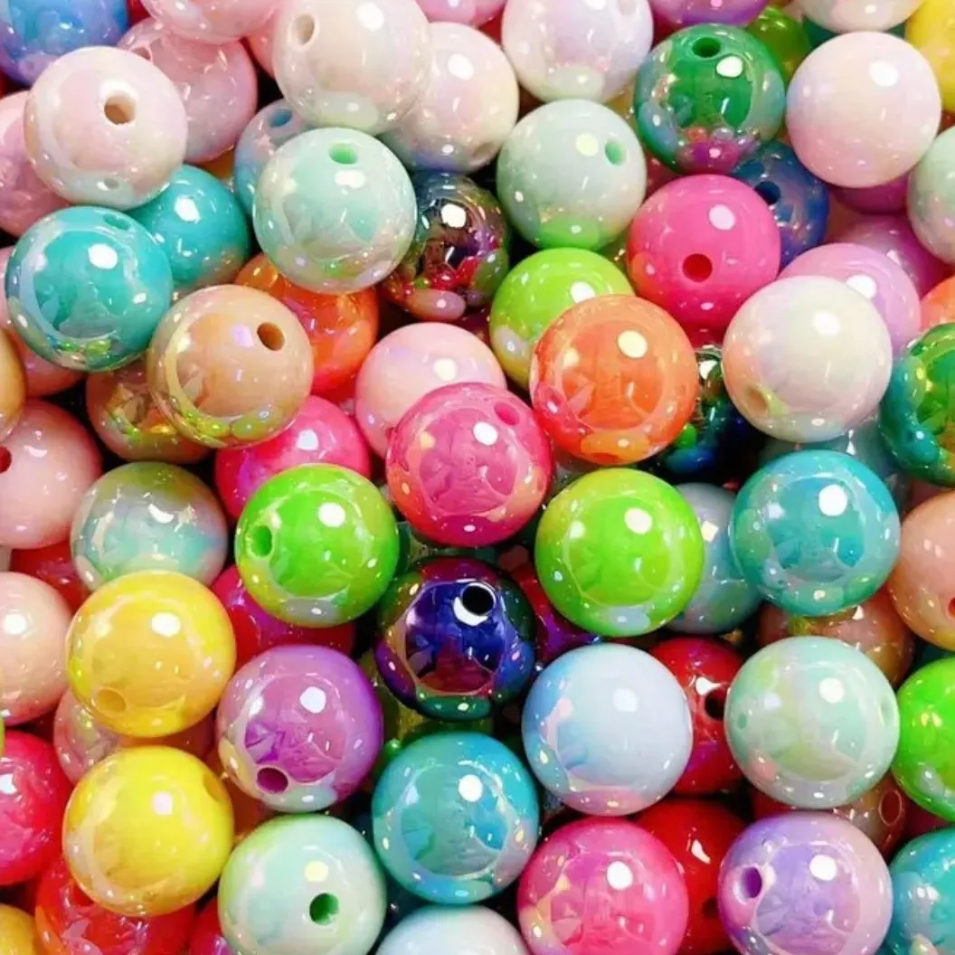 Product image for CRAFTS: 25pcs 16mm Glossy Acrylic Beads - Assorted