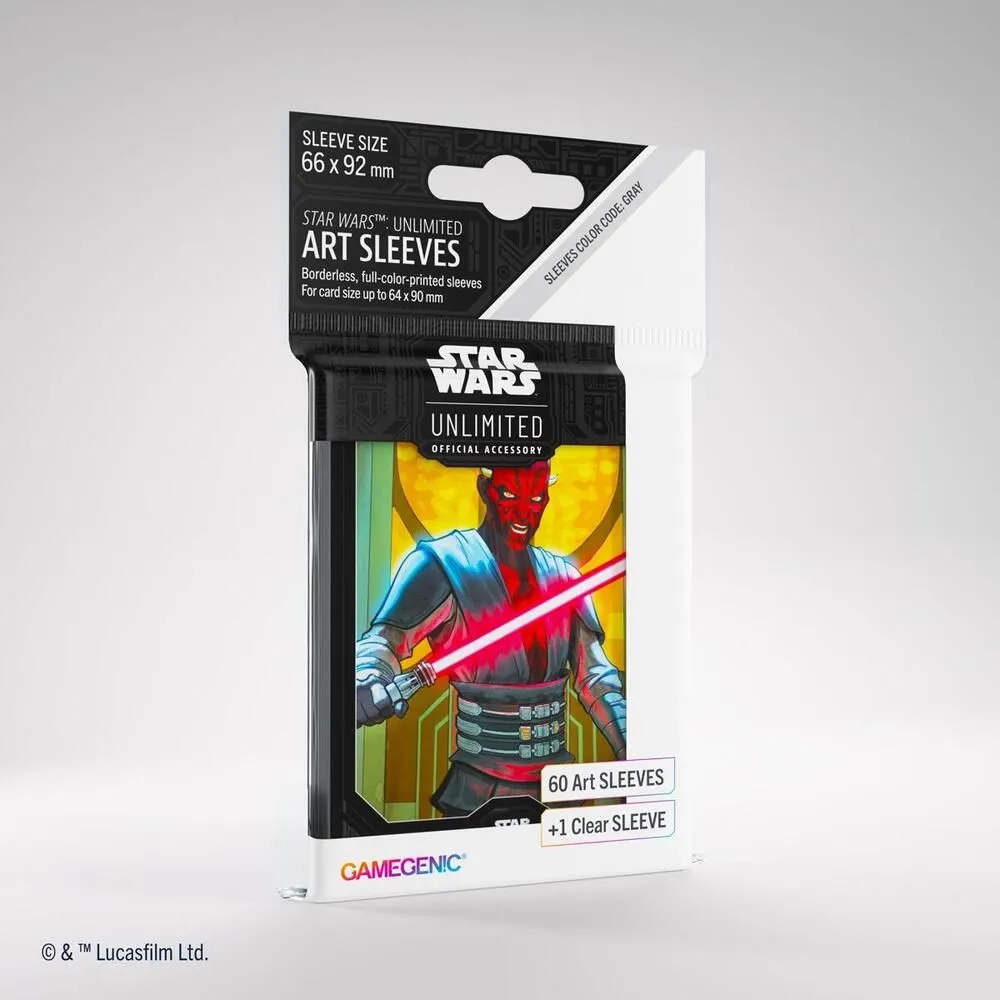 Product image for 31Q. 1x Star Wars: Unlimited Art Sleeves - Darth Maul