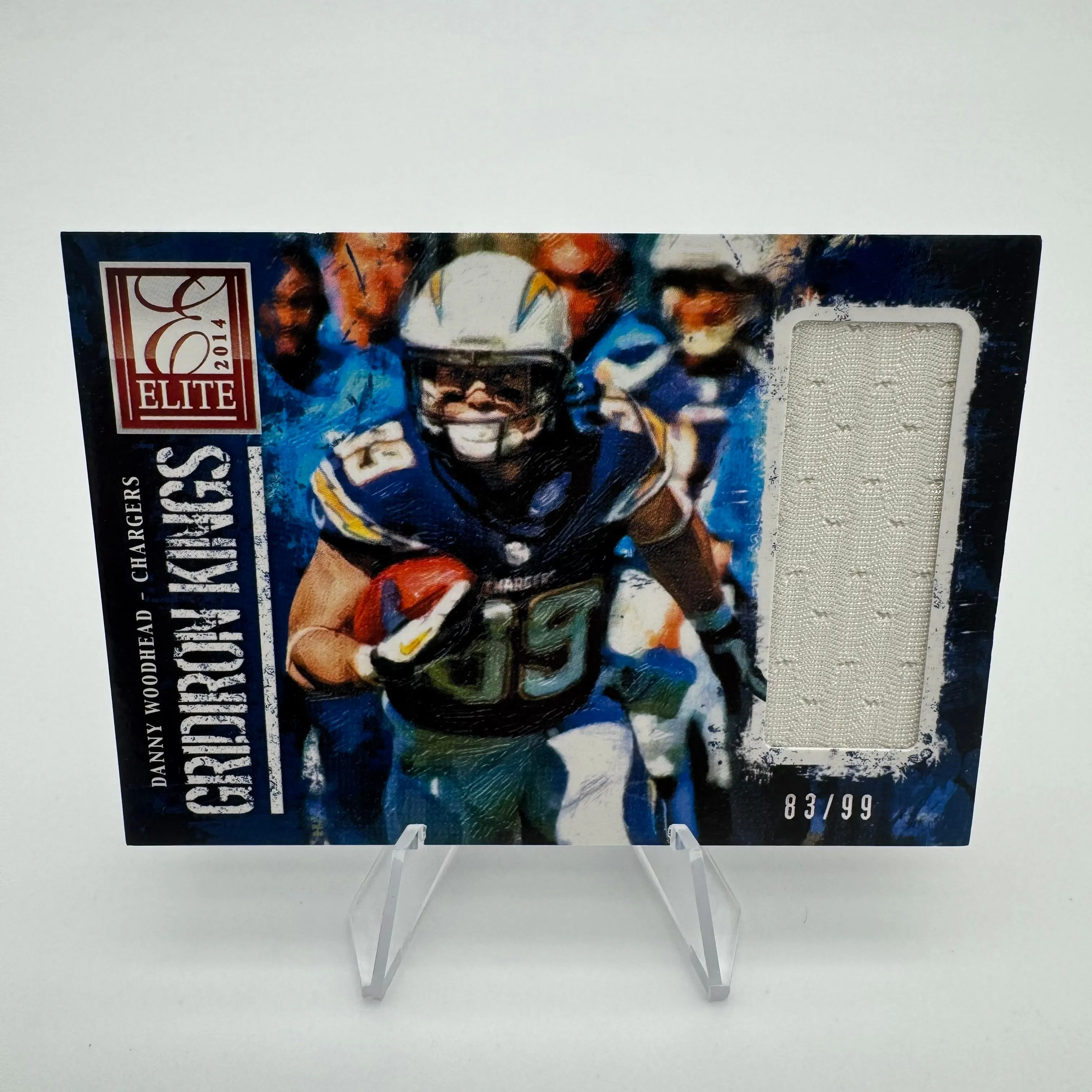 Product image for Danny Woodhead 2014 Panini Elite Gridiron Kings Relic /99