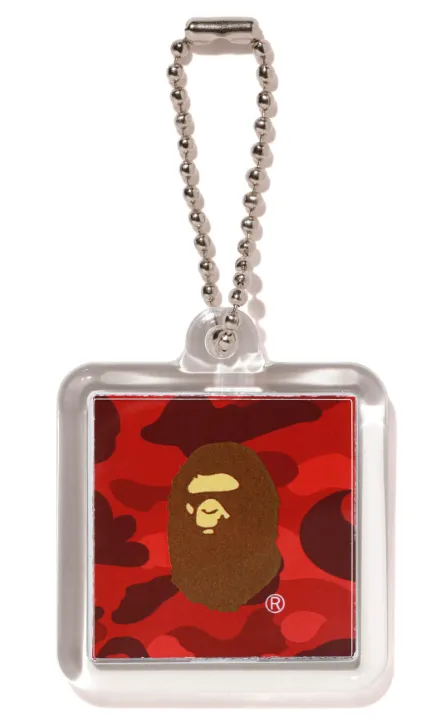 Product image for Accessory - Bape Camo Keychain Red Camo