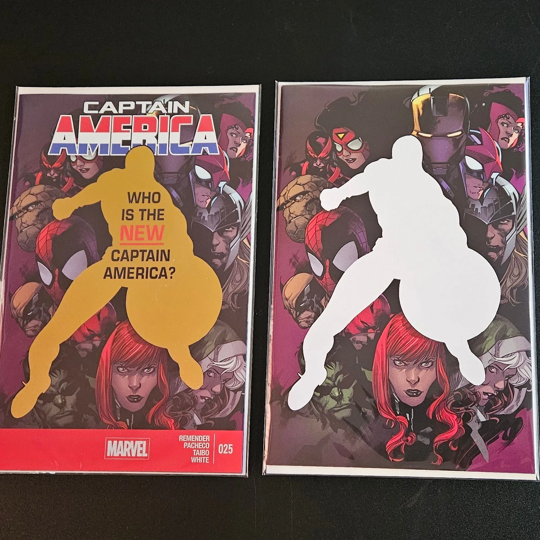 Product image for Captain America #25 Gold foil and virgin variant