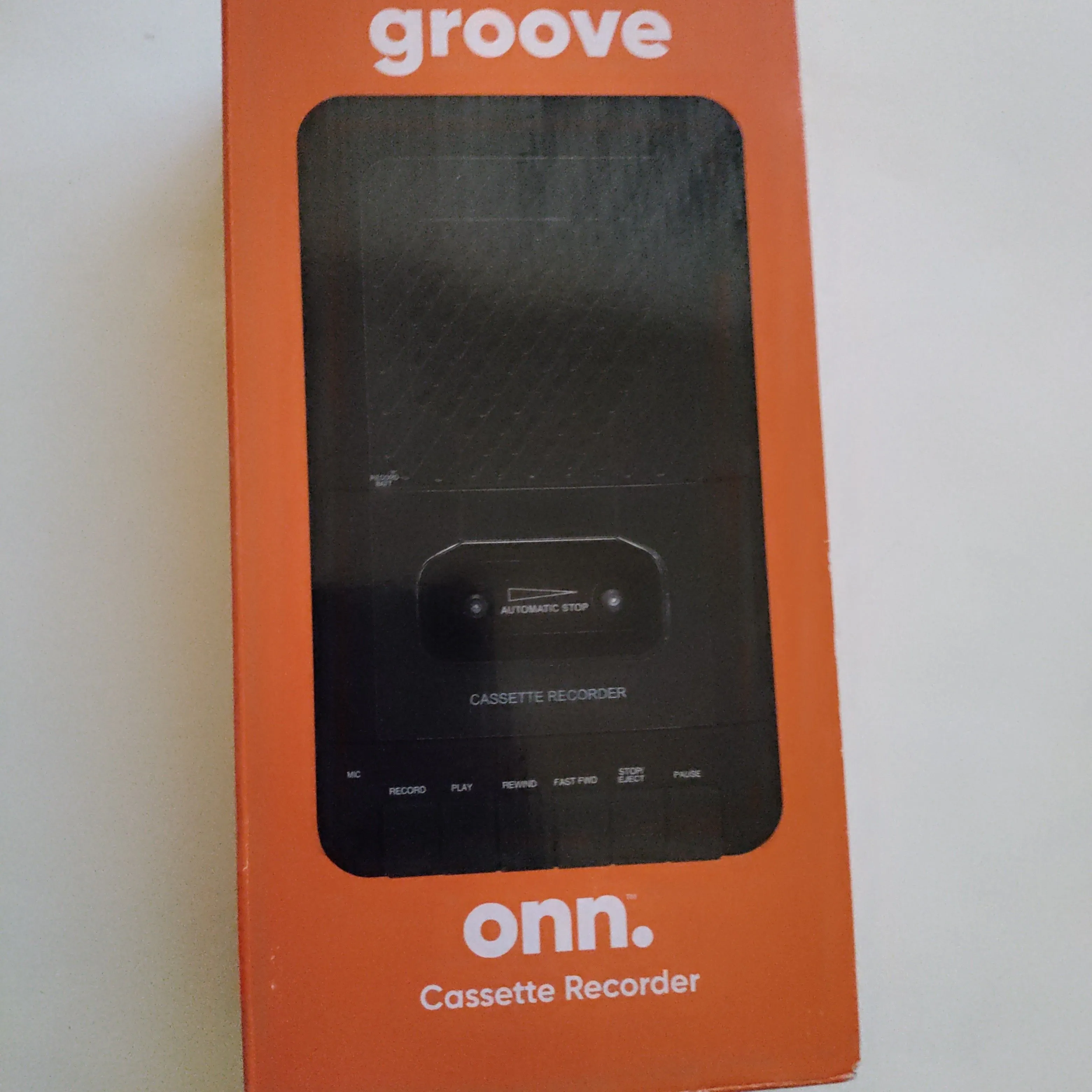 Product image for ONN cassette recorder New in box