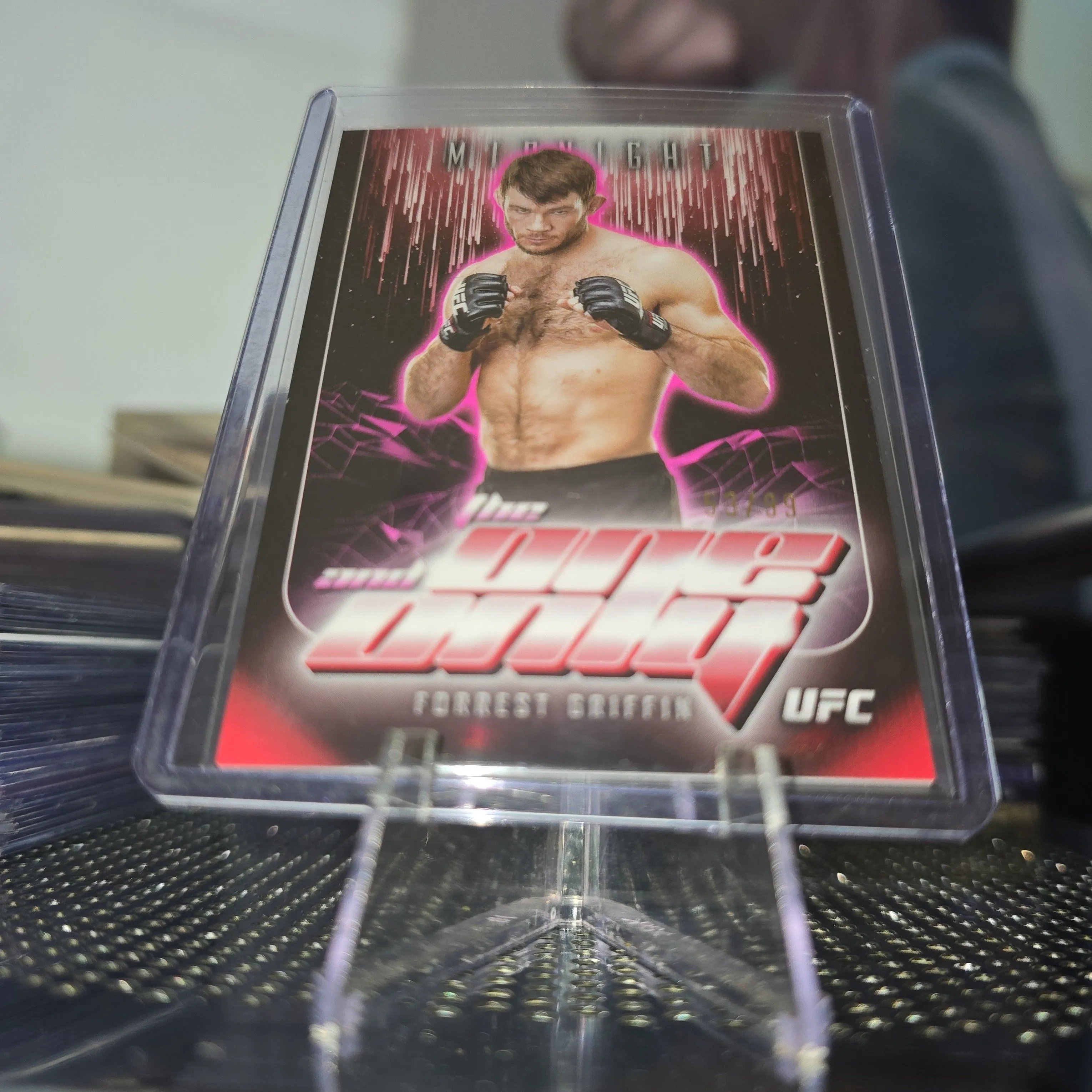 Product image for 2024 Topps Midnight UFC The One And Only Twilight Forrest Griffin #/99 SP