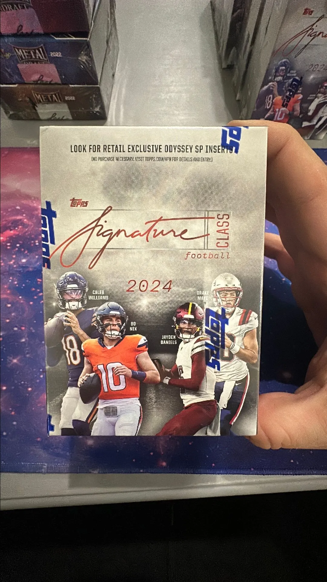 Product image for ( 1 ) 2024 Topps Signature Class NFL Football Blaster Box Sealed Brand New Product