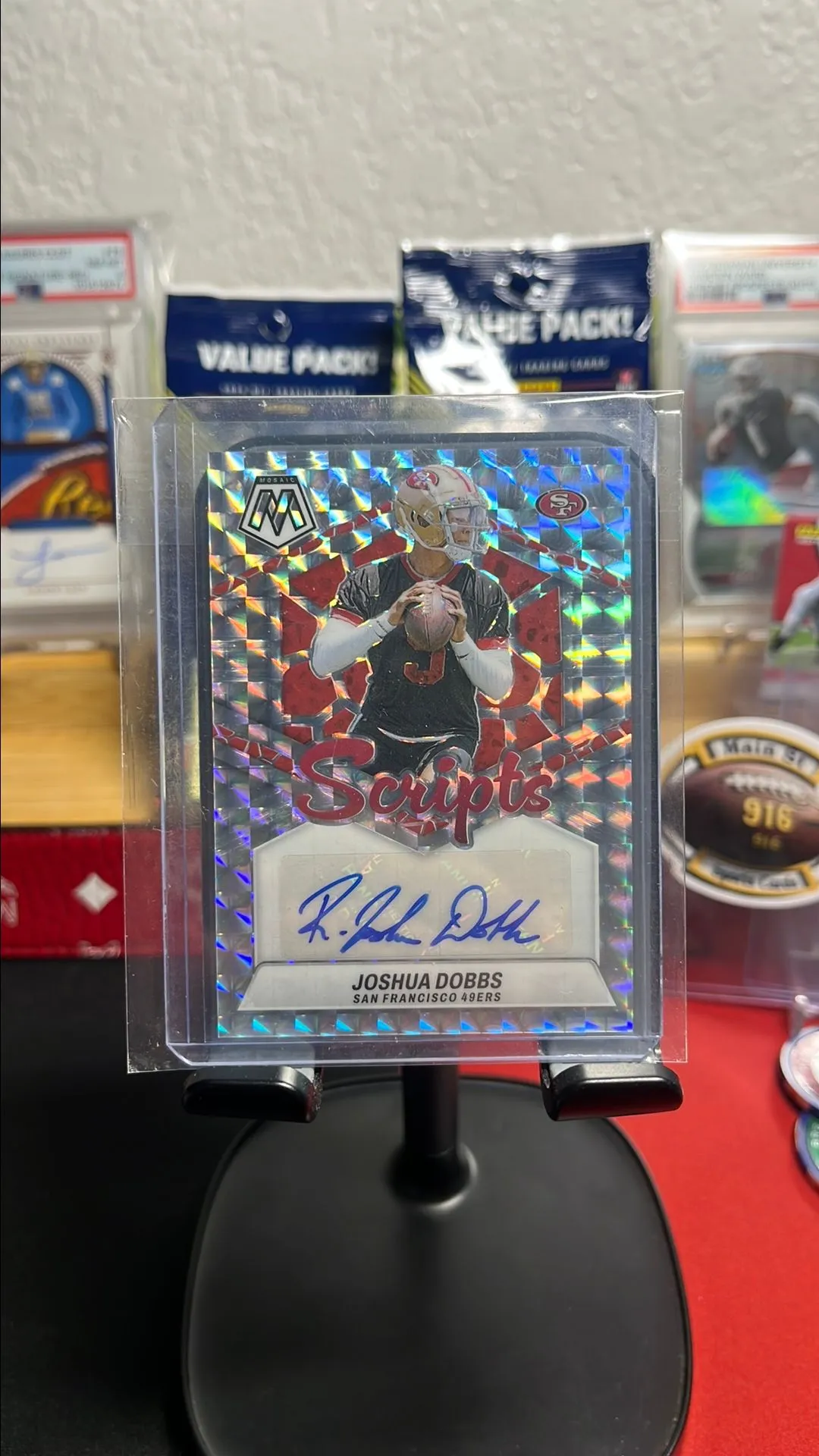 Product image for Joshua Dobbs 2024 Prizm Scripts Auto