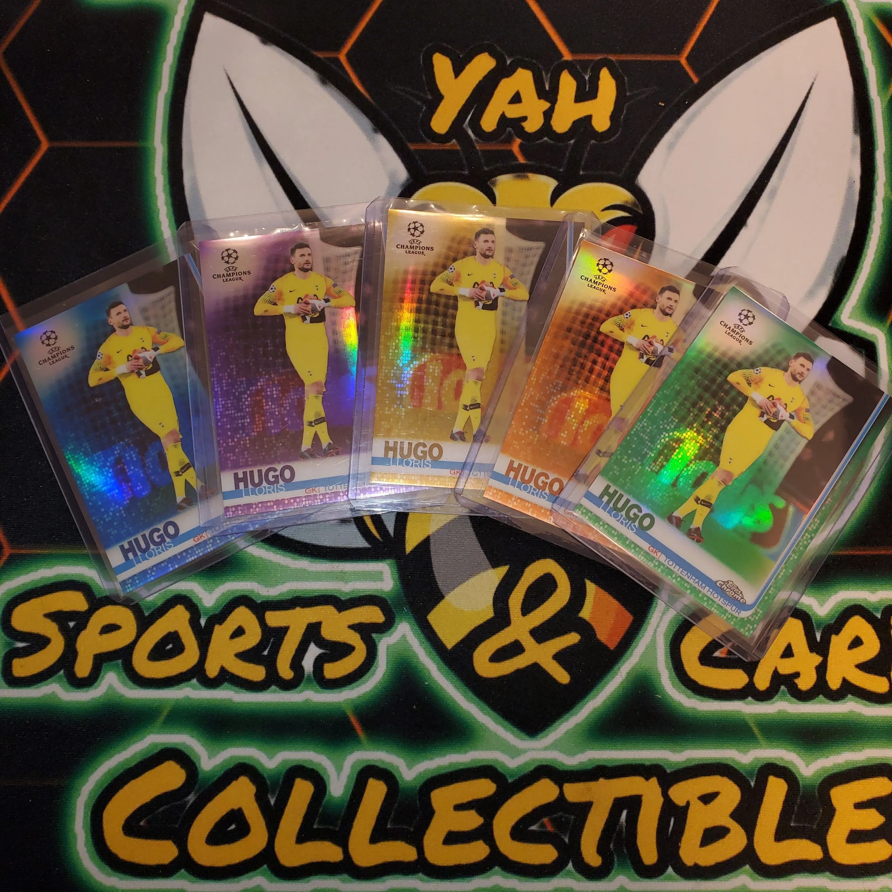 Product image for Hugo Lloris Rainbow Topps Champions League