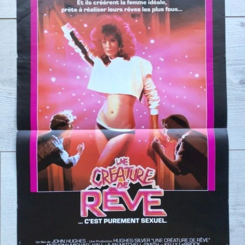 Product image for 1985 Weird Science Original French Movie Poster