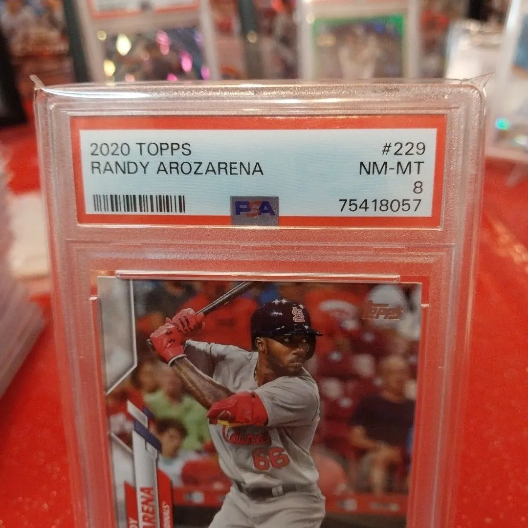 Product image for 2020 Topps Randy Arozarena 229  PSA NM-MT 8