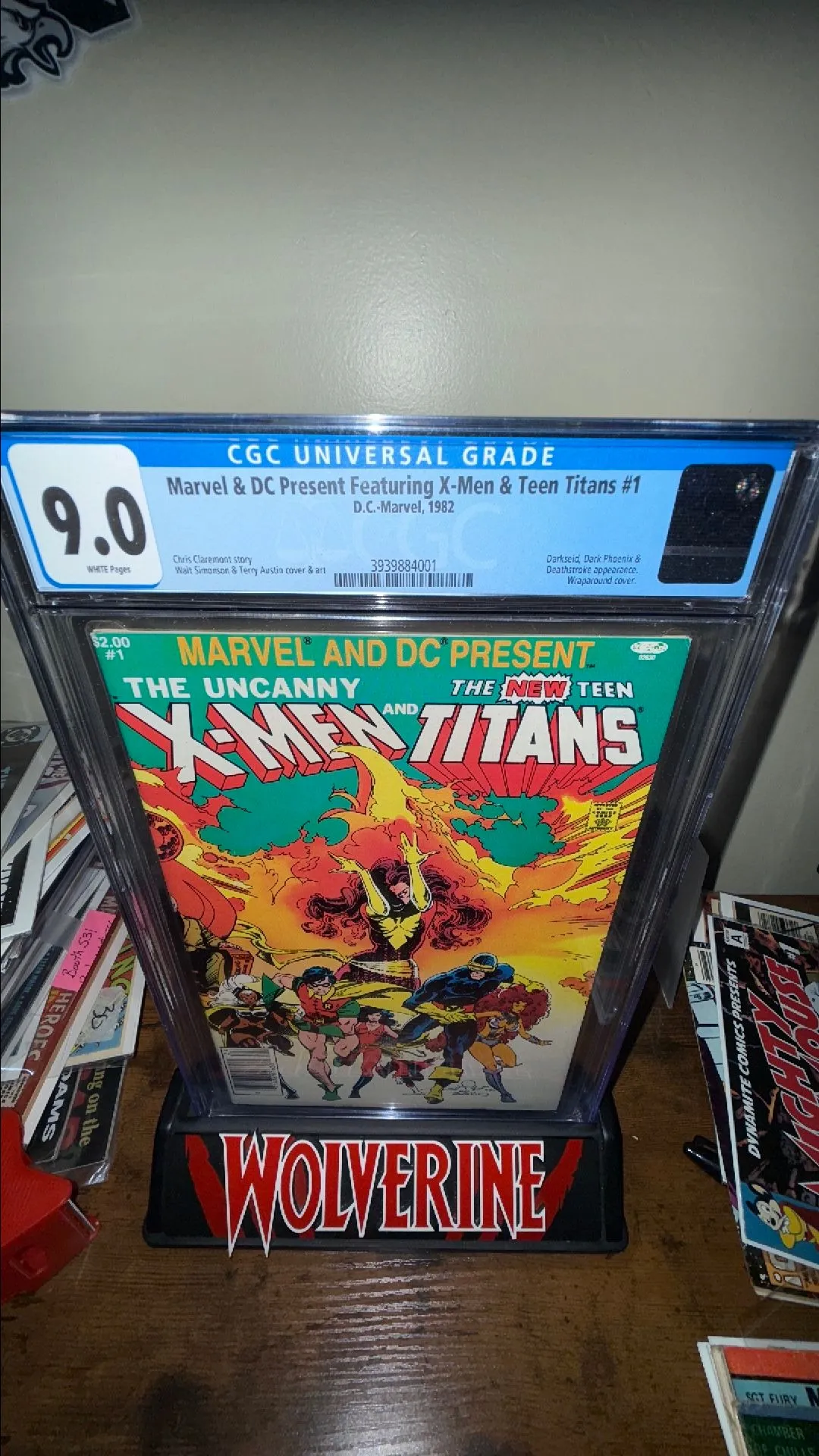 Product image for Marvel and DC Present Uncanny X-Men and The New Teen Titans #1 CGC 9.0 Newsstand