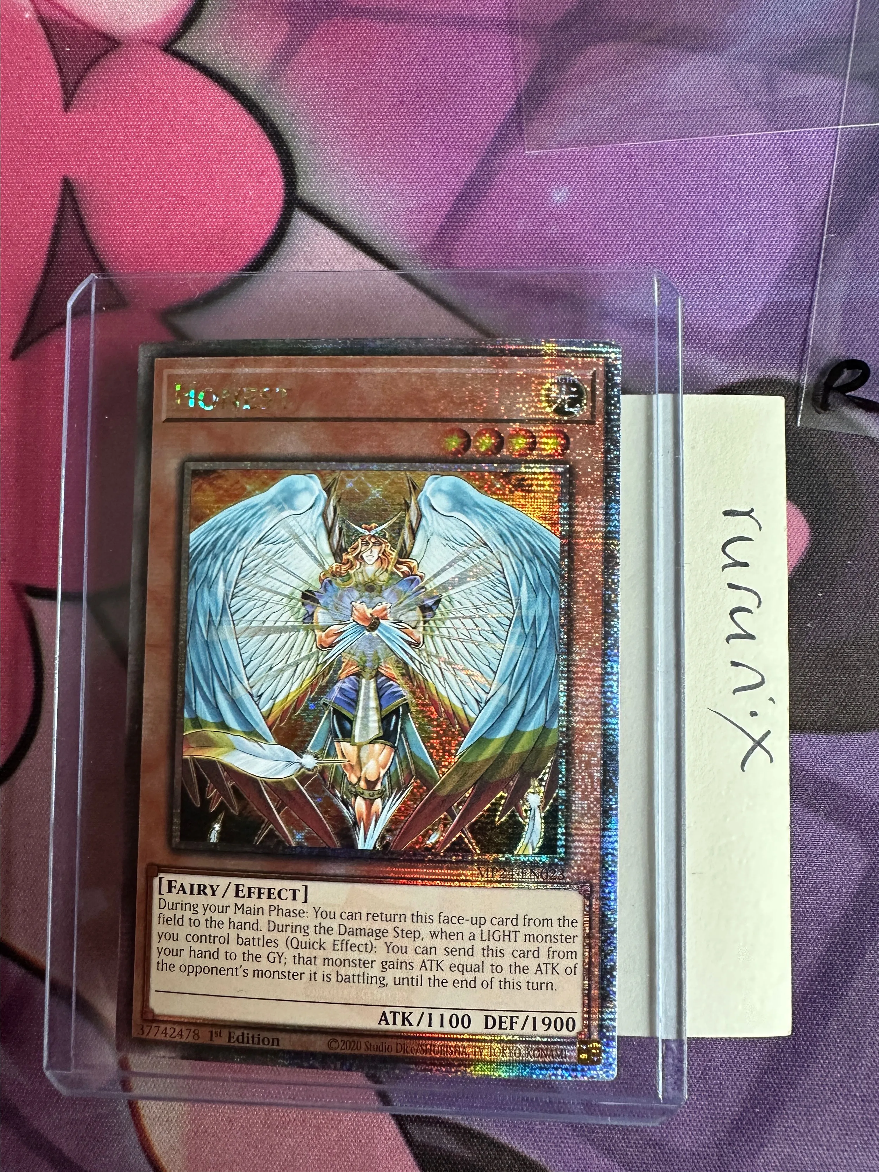 Yugioh Honest QCR (Quarter Century Secret Rare) MP24-EN023 - 25th  Anniversary Tin: Dueling Mirrors  Whatnot: Shop, Sell, Connect