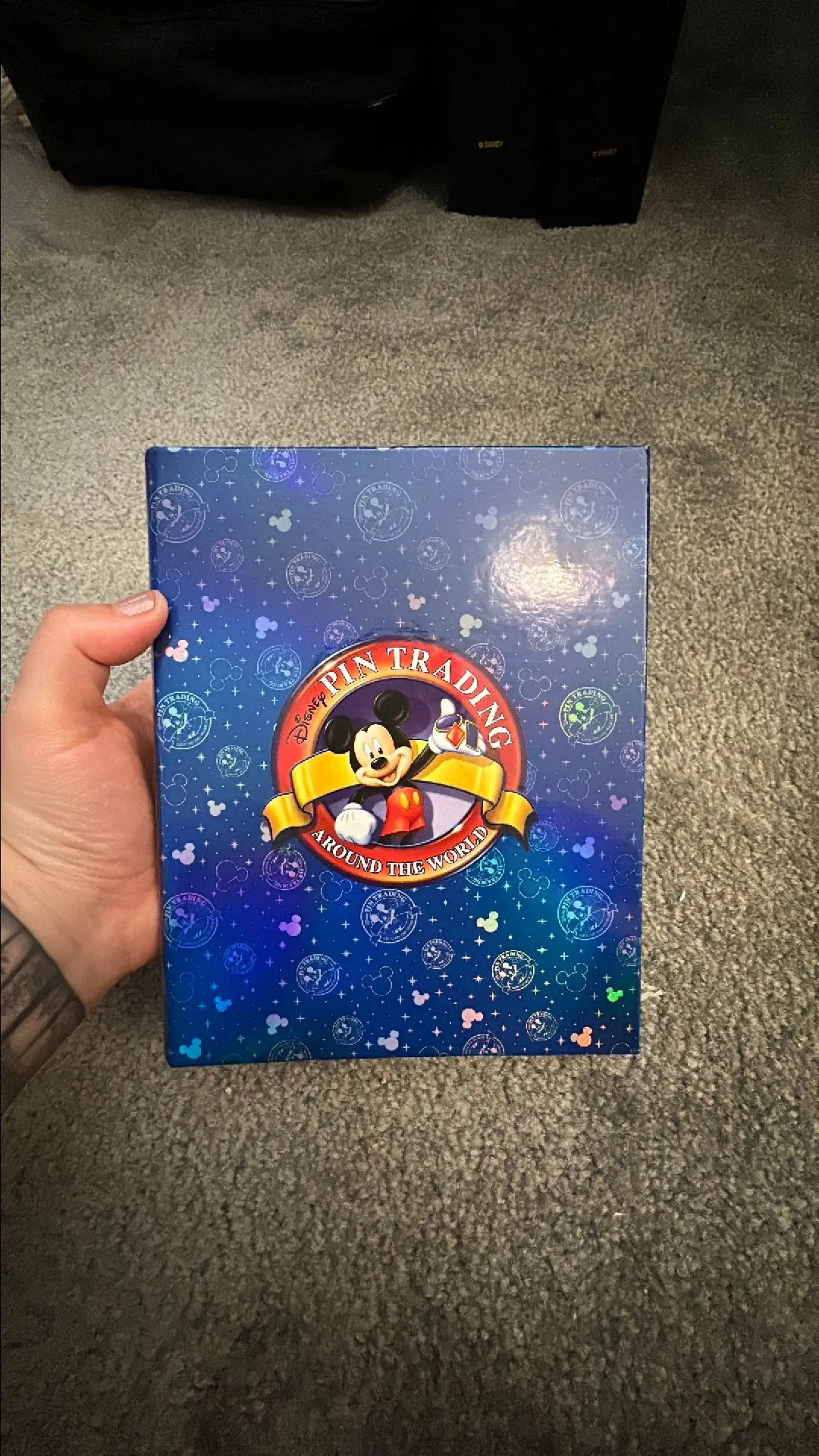 Product image for Pin Trading Around the World Binder, Used, Pin Book