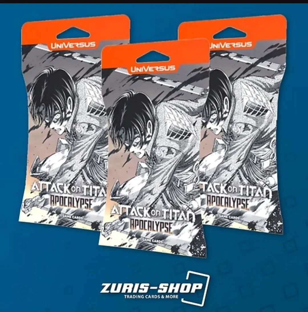 Product image for 1x Universus CCG: Attack on Titan - Apocalypse Hanging Booster