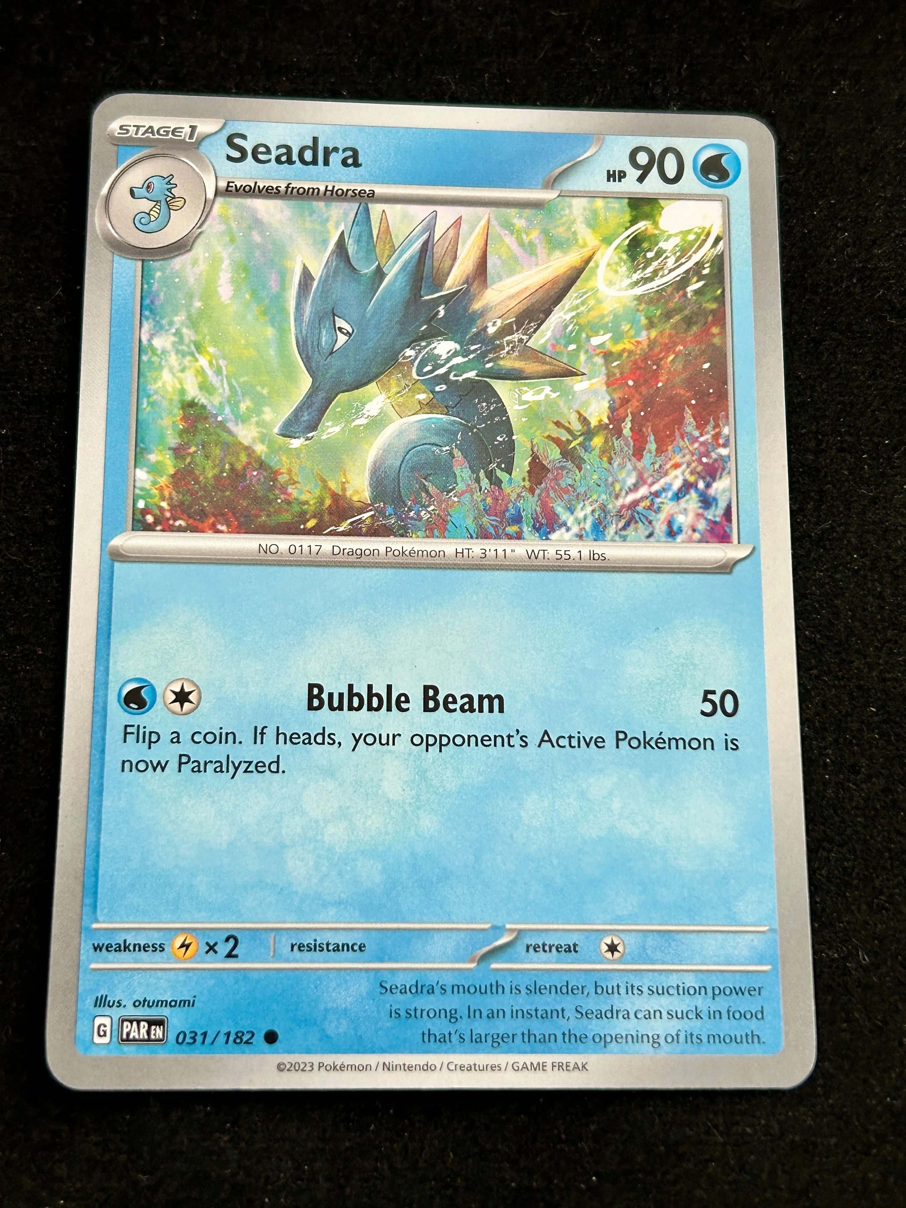 Product image for TCG - Seadra #31 Pokemon Paradox Rift