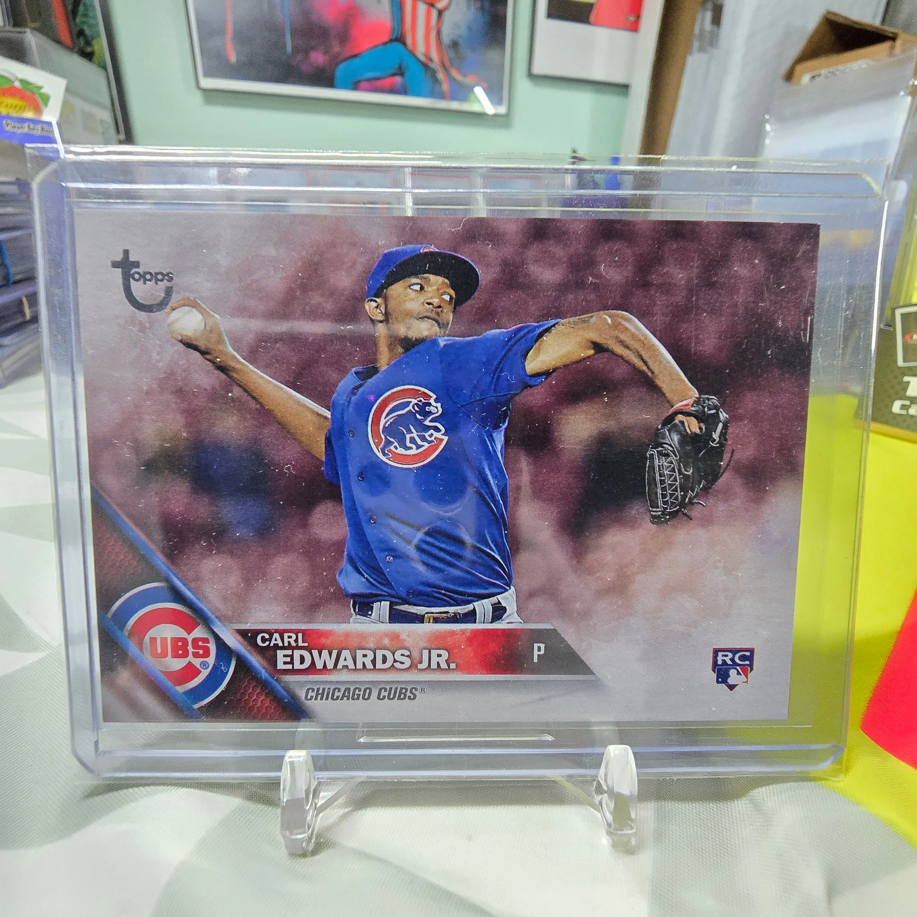 Product image for 2016 Topps Vintage Stock /99 Carl Edwards Jr #640 Rookie RC Chicago Cubs