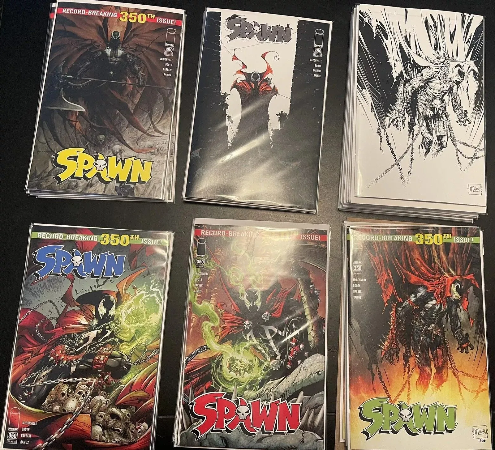 Product image for SPAWN #350 CVR A - F 6 Comics Set IMAGE COMICS