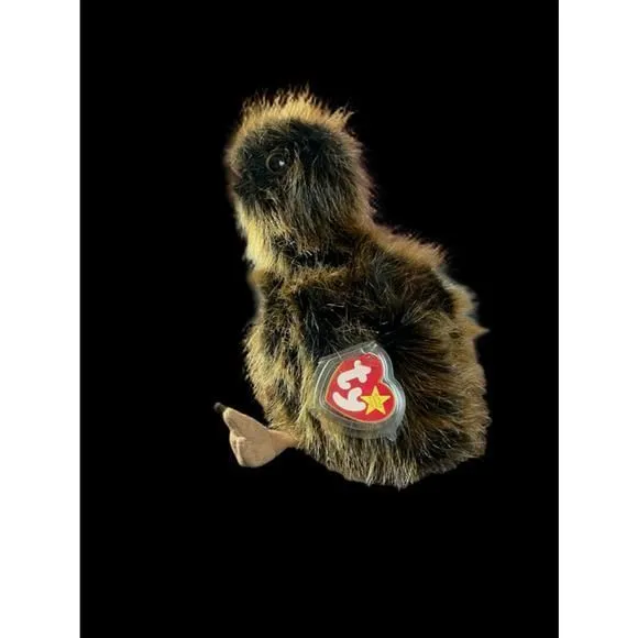 Product image for Ty Beanie Baby Kiwi Plush Stuffed Animal Brown Black
