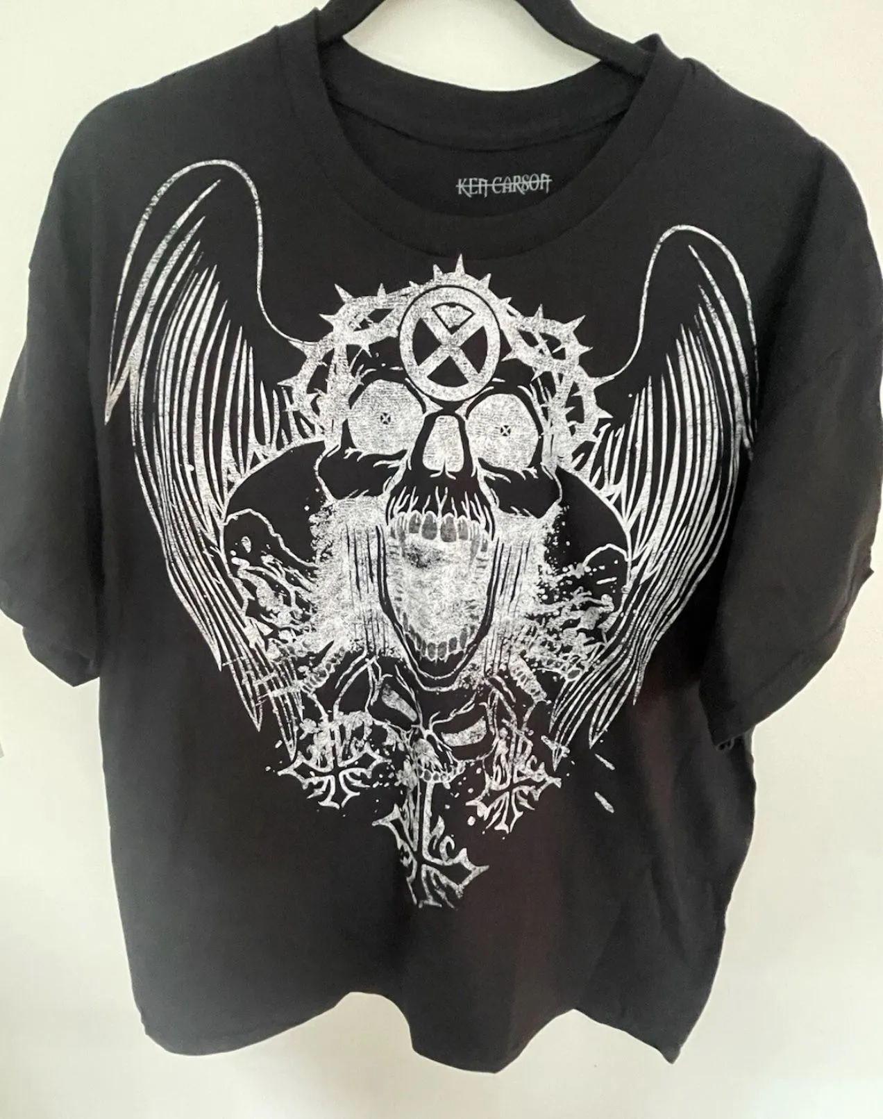 Product image for (XL) NWOT KEN CARSON 100% AUTHENTIC TOUR MERCH EURO BLACK TEE SHIRT UNISEX