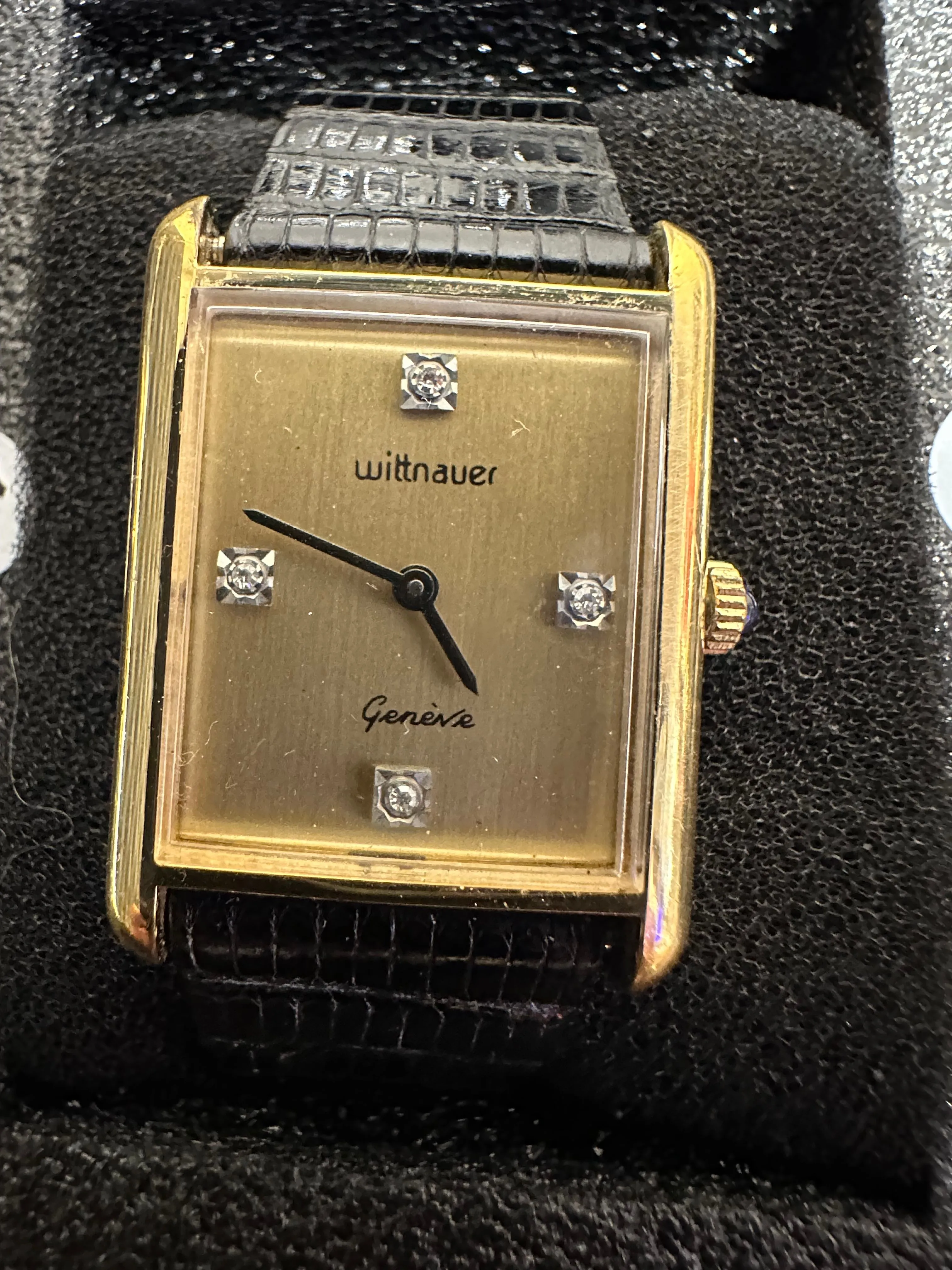 Product image for Men's Vintage Wittnauer diamond Geneve