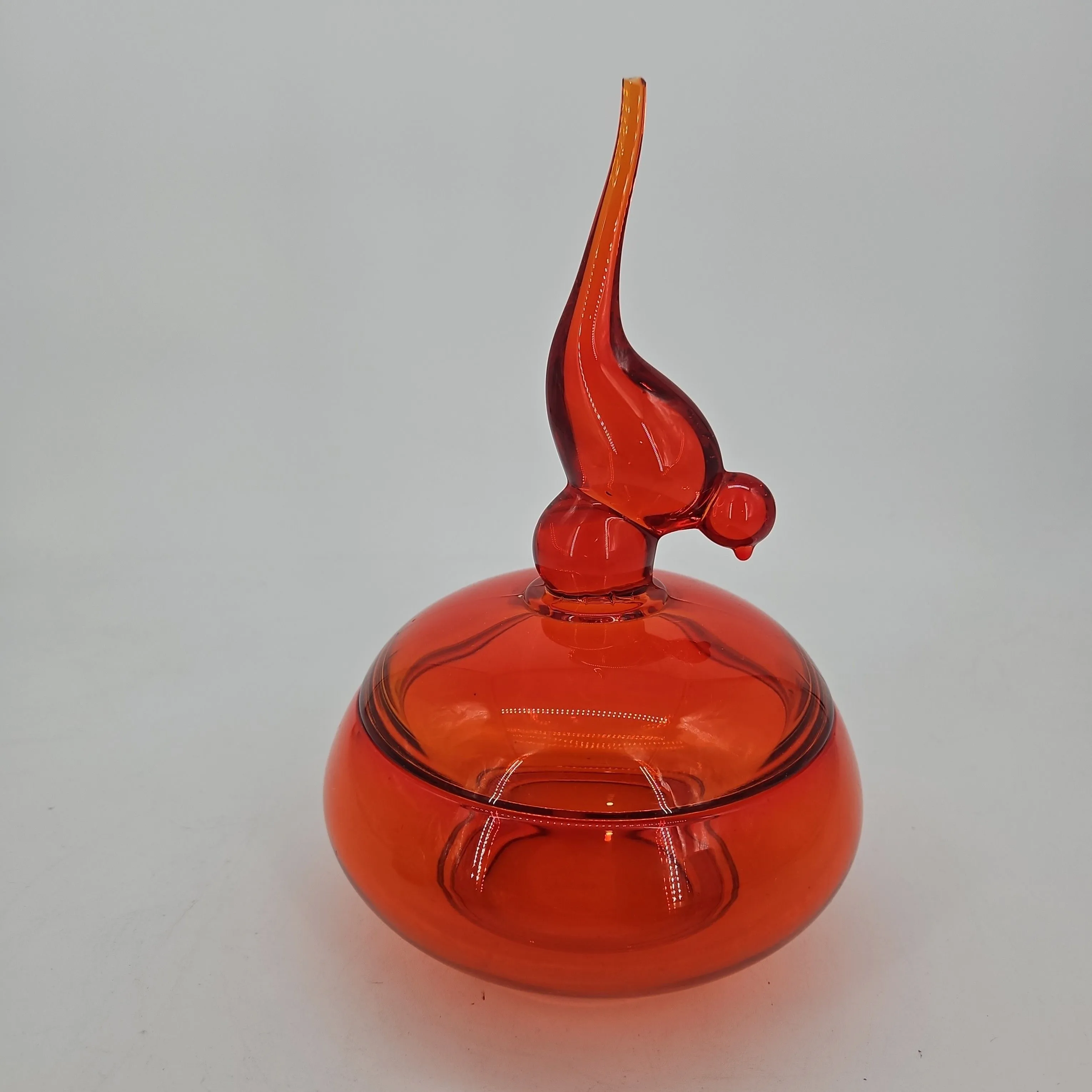Product image for Viking Epic Persimmon Long Tail Candy Dish AS IS