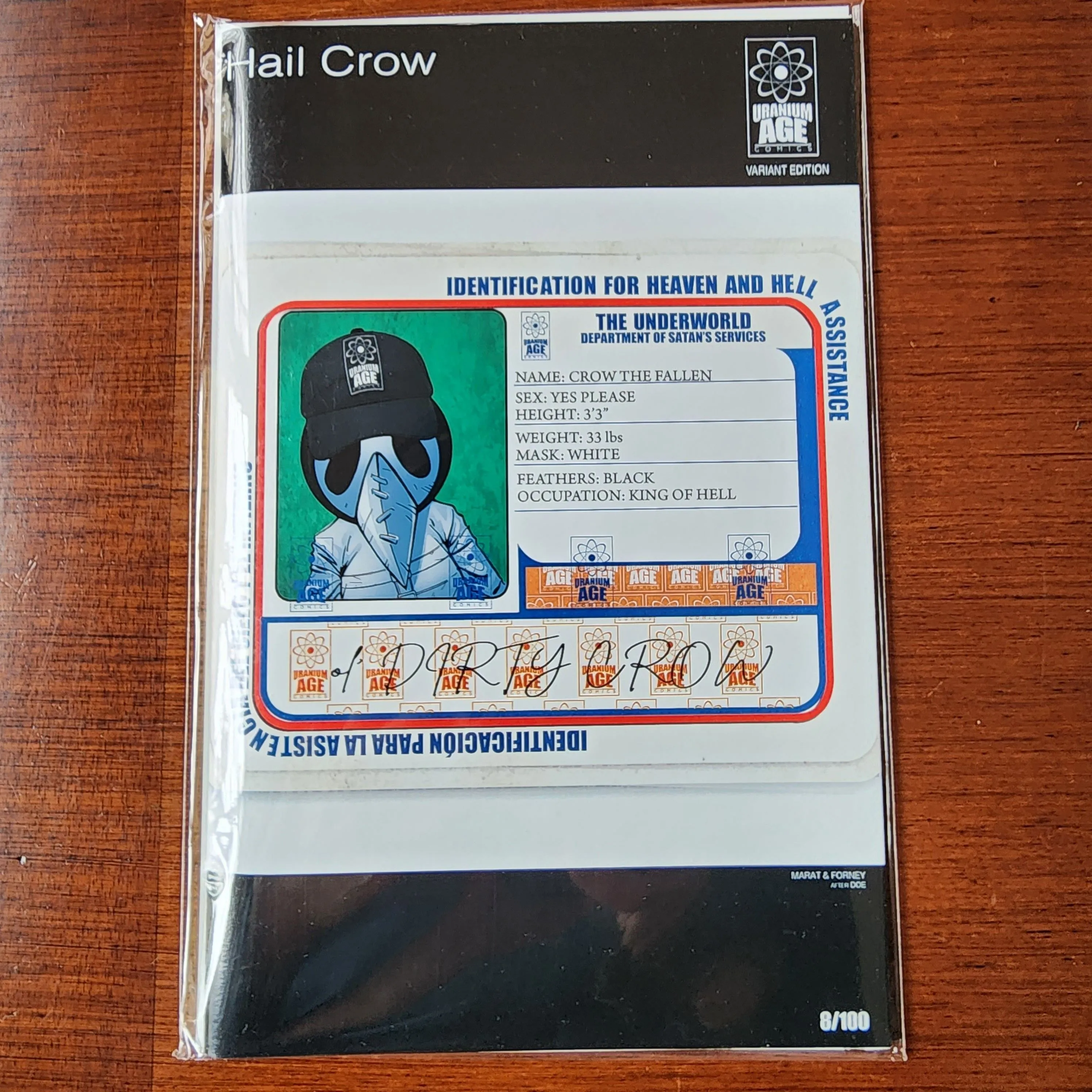 Product image for Hail Crow (Ol' Dirty Bastard Homage) Trade w/ Hat Variant 8/100