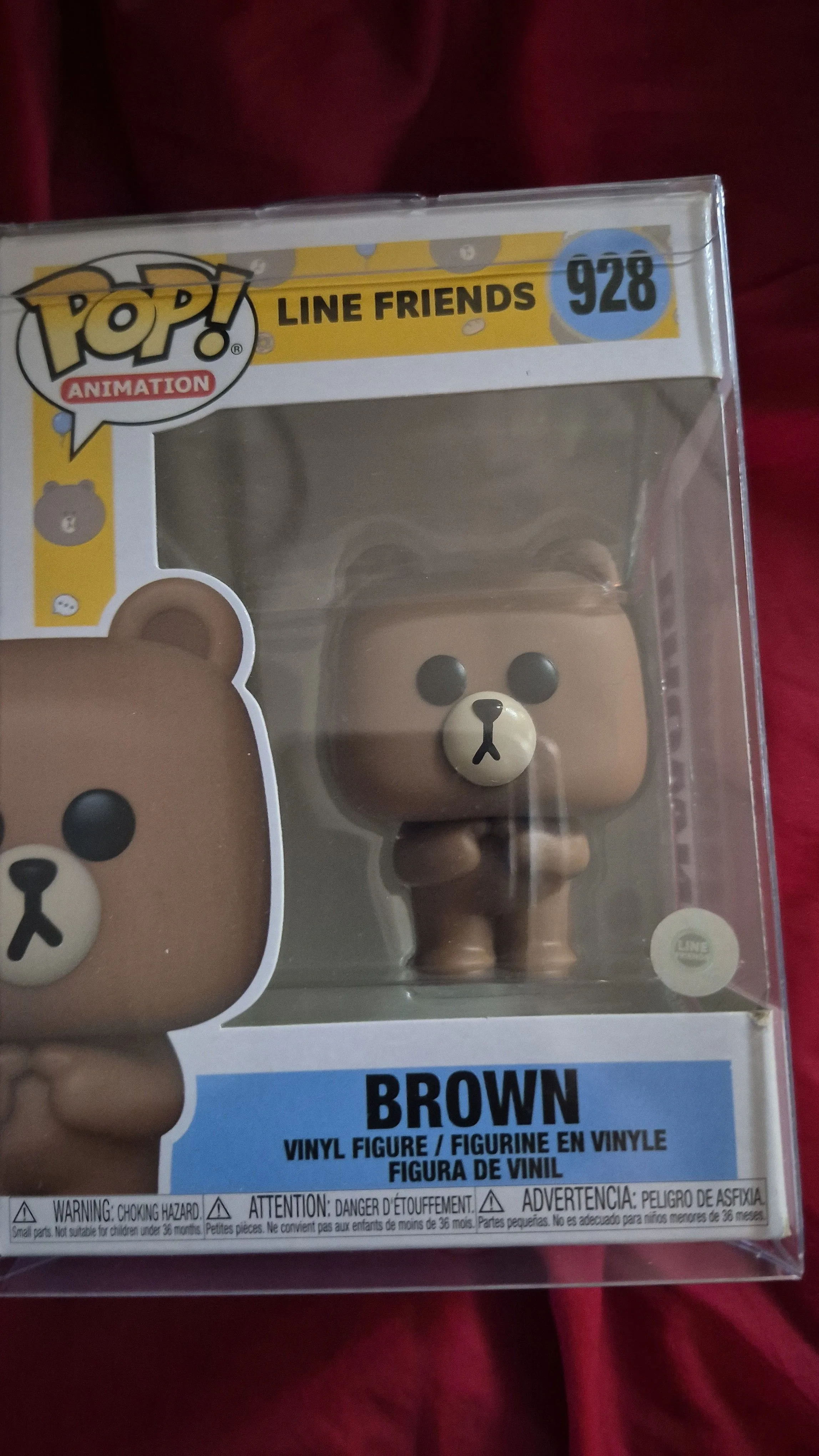 Product image for Funko POP! Line Friends Brown 928 Vinyl Figure