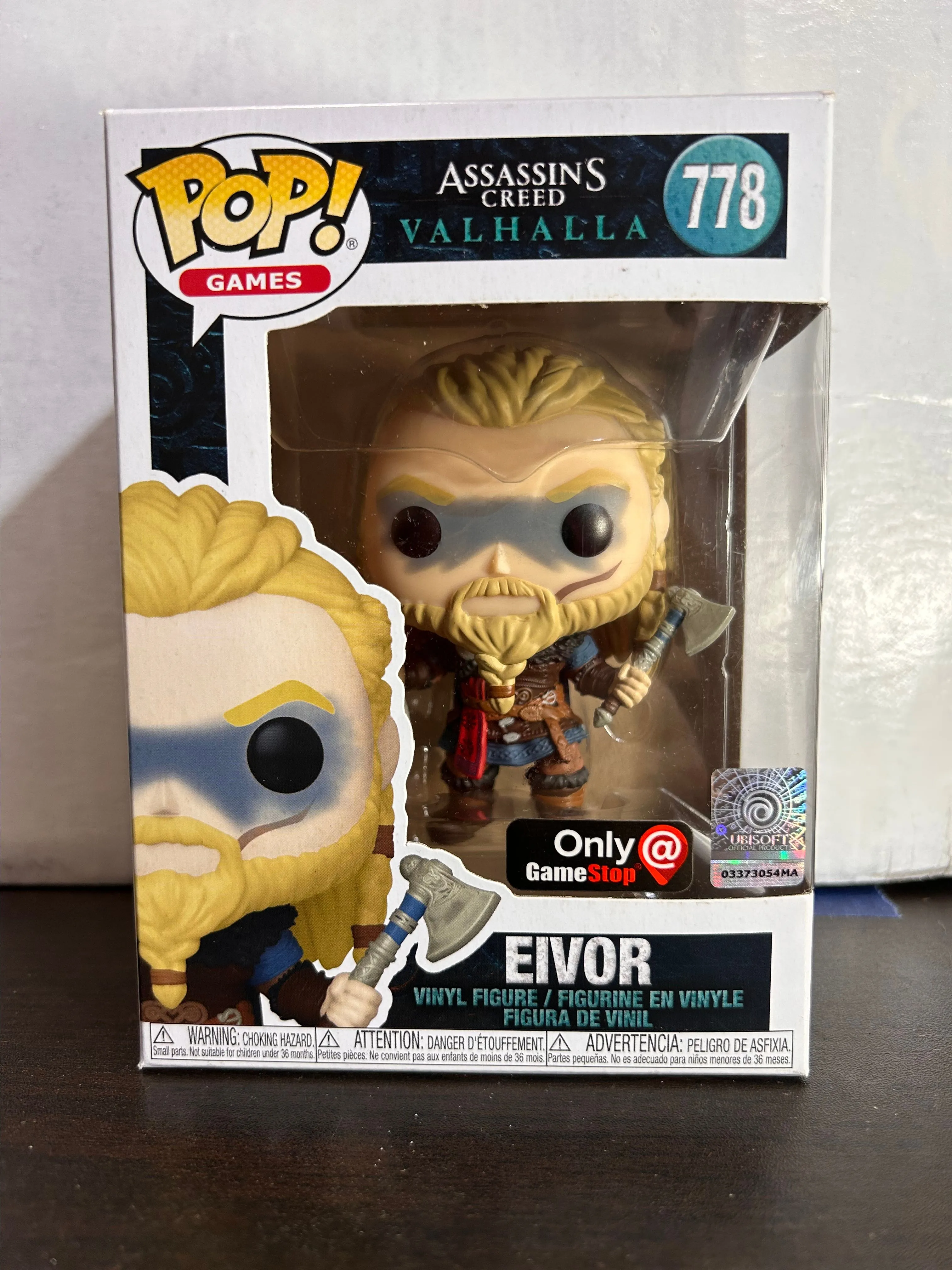 Product image for Eivor Game Stop Excl Assassins Creed Games Vaulted Funko Pop 778 With Protector