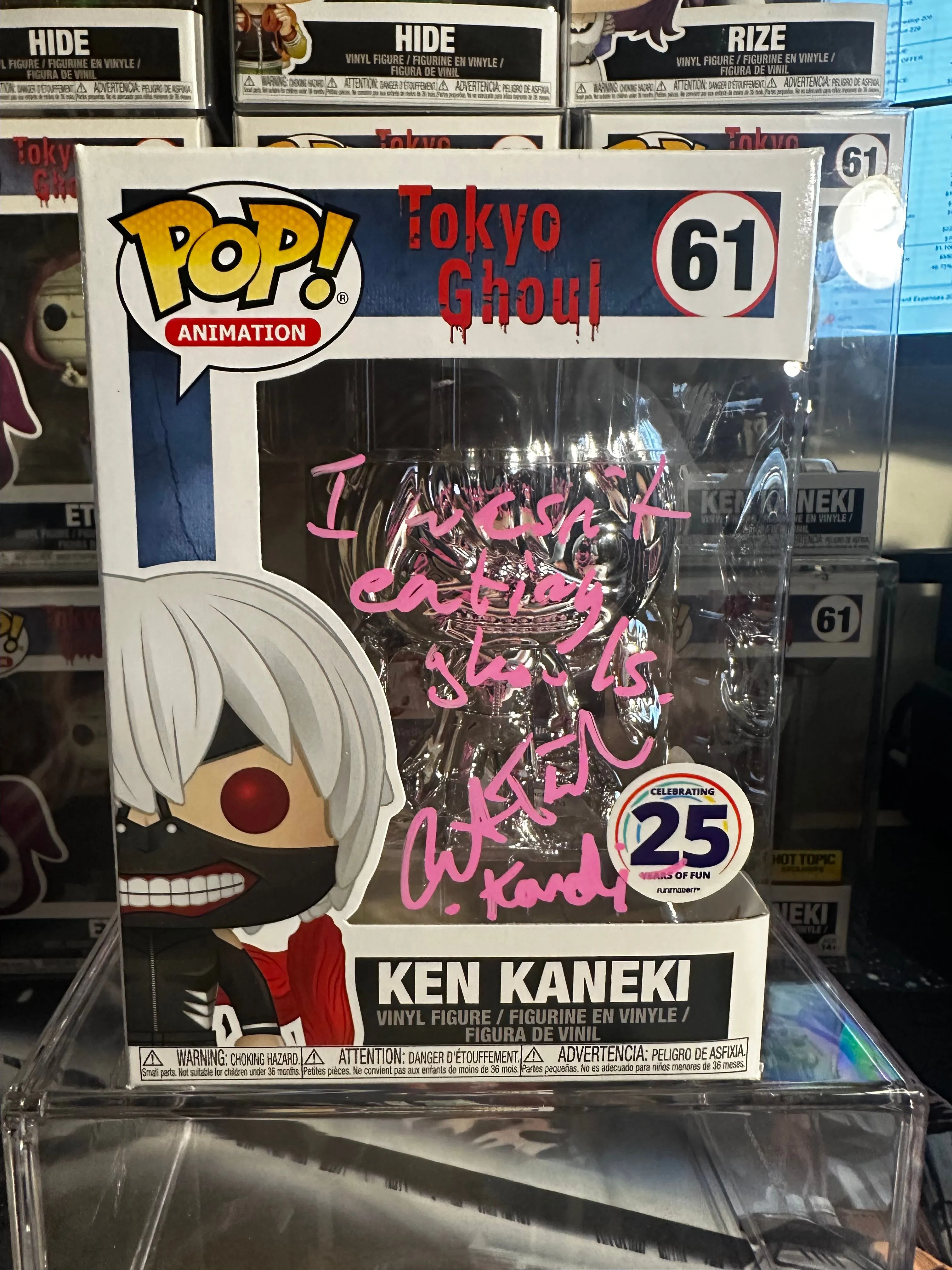 Product image for Anime || Tokyo Ghoul - Ken Kaneki (Silver Chrome) (Auto w/ JSA cert)