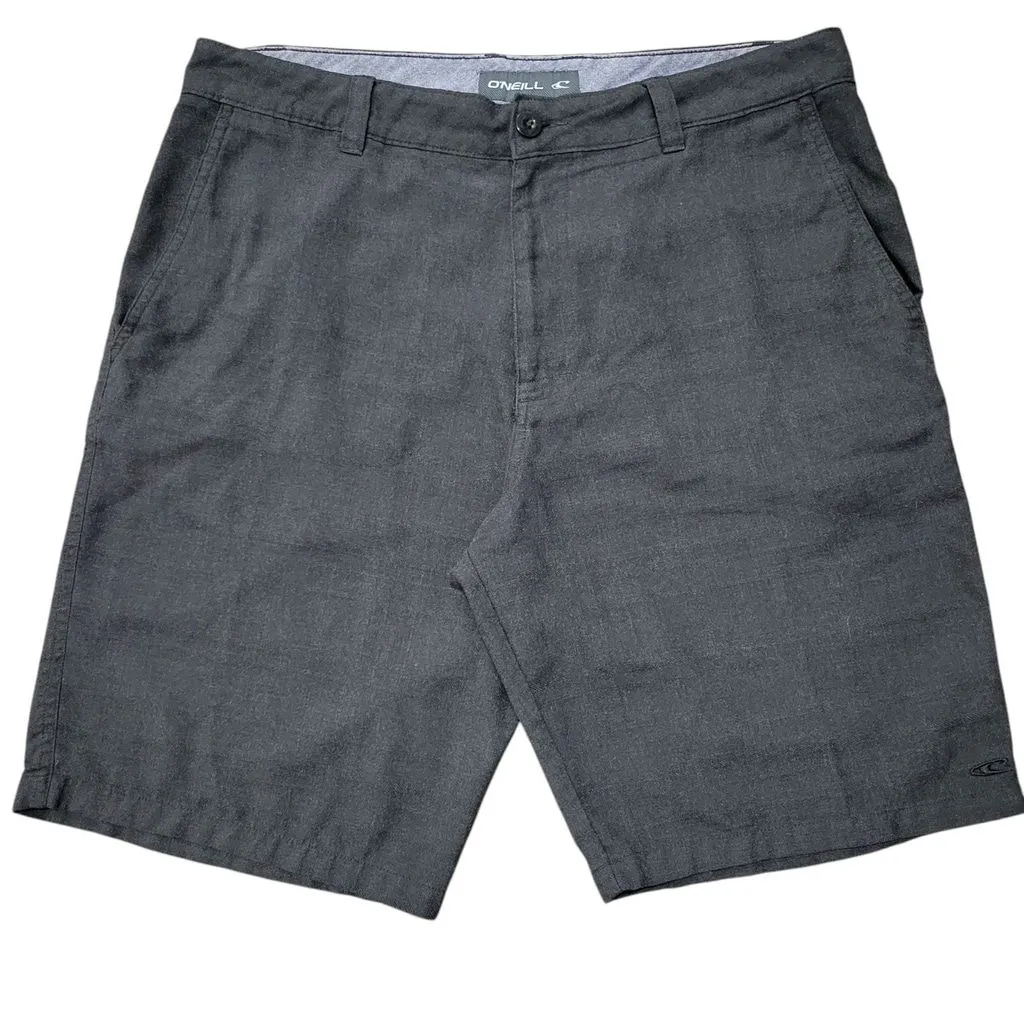 Product image for Oneill Men's Polyester Viscose Blend Shorts Size 34 Inseam 10" Excellent Cond