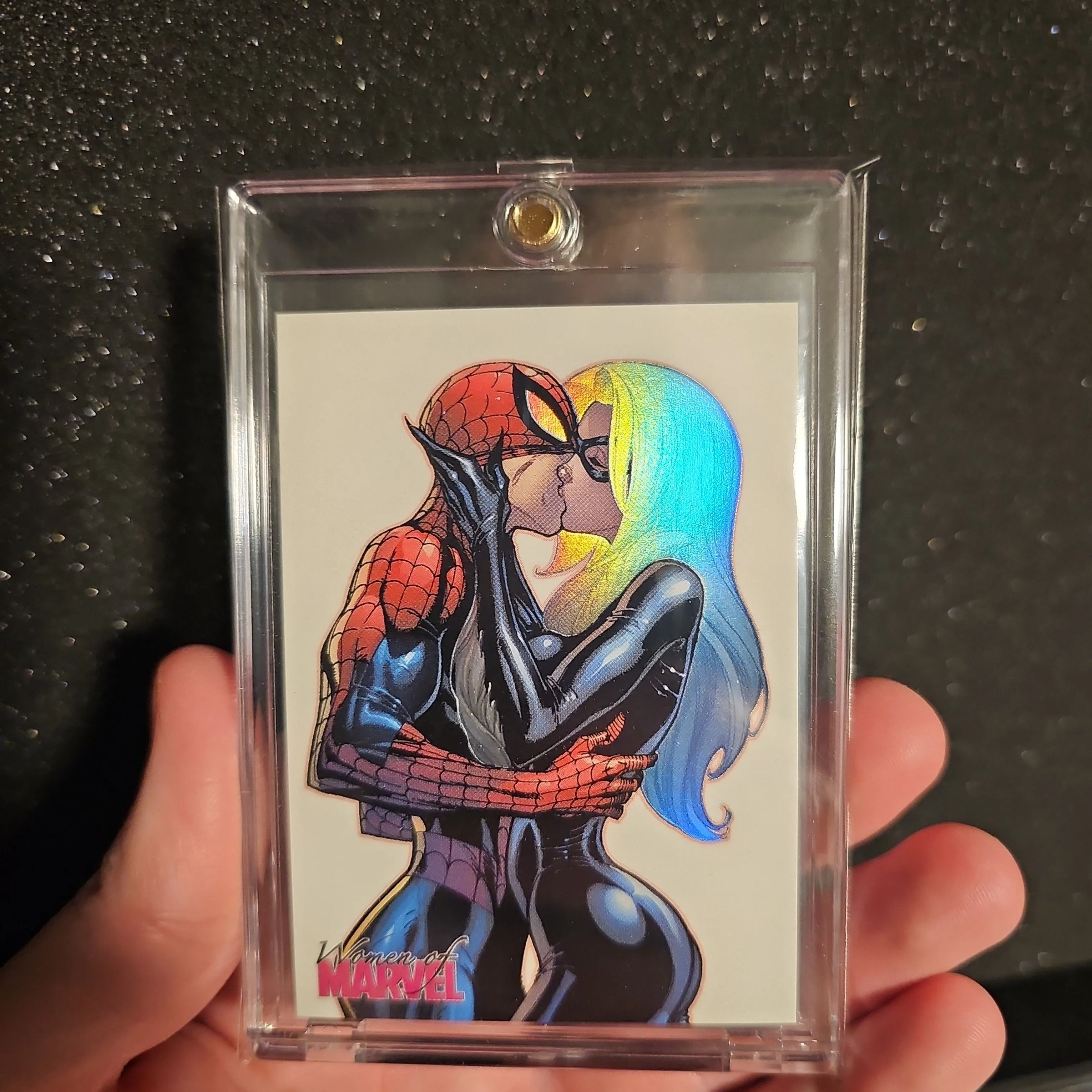 Product image for Black Cat and Spider-Man Embrace