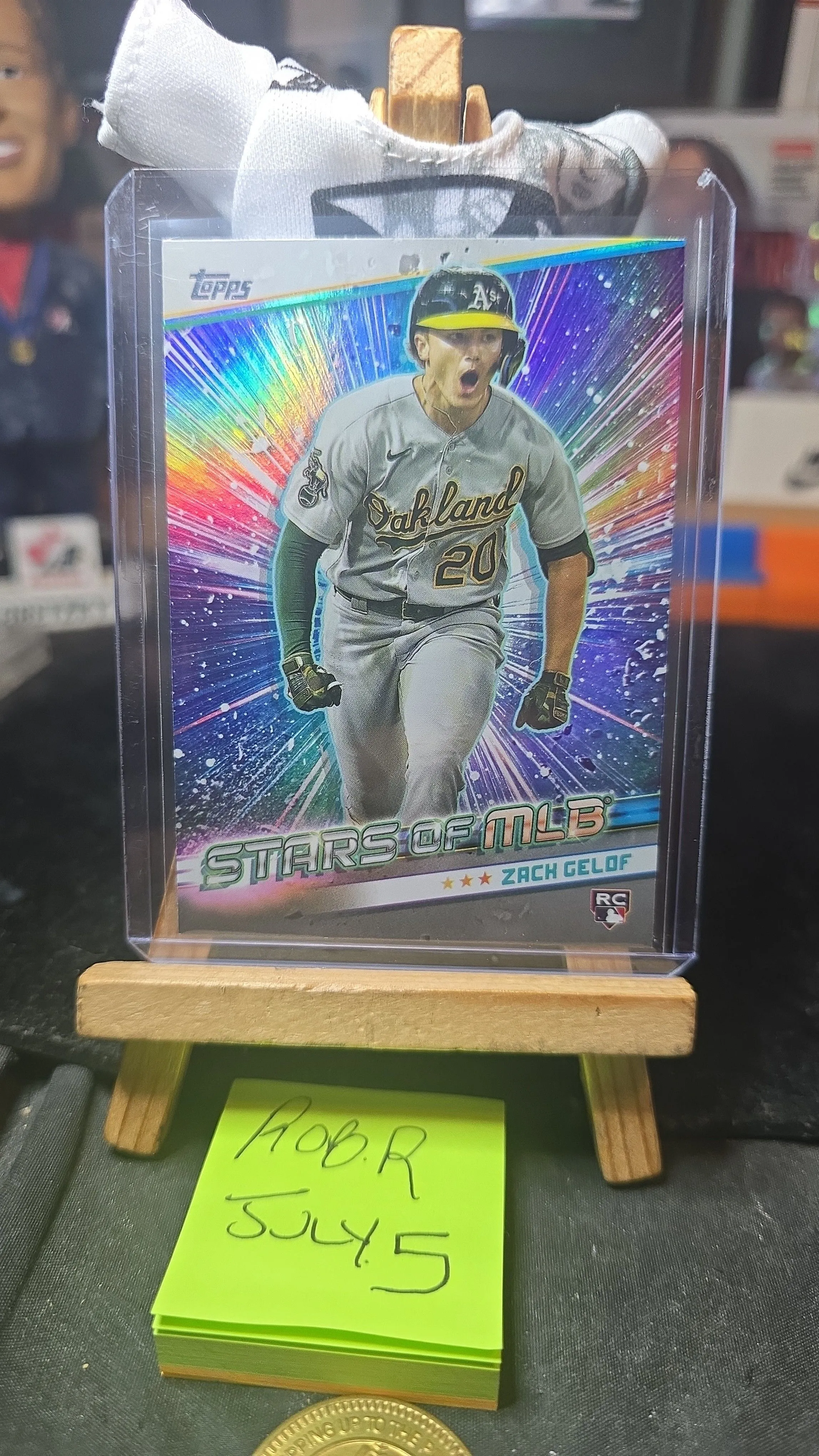 Product image for 2024 topps stars of the MLB ZACH GELOF RC