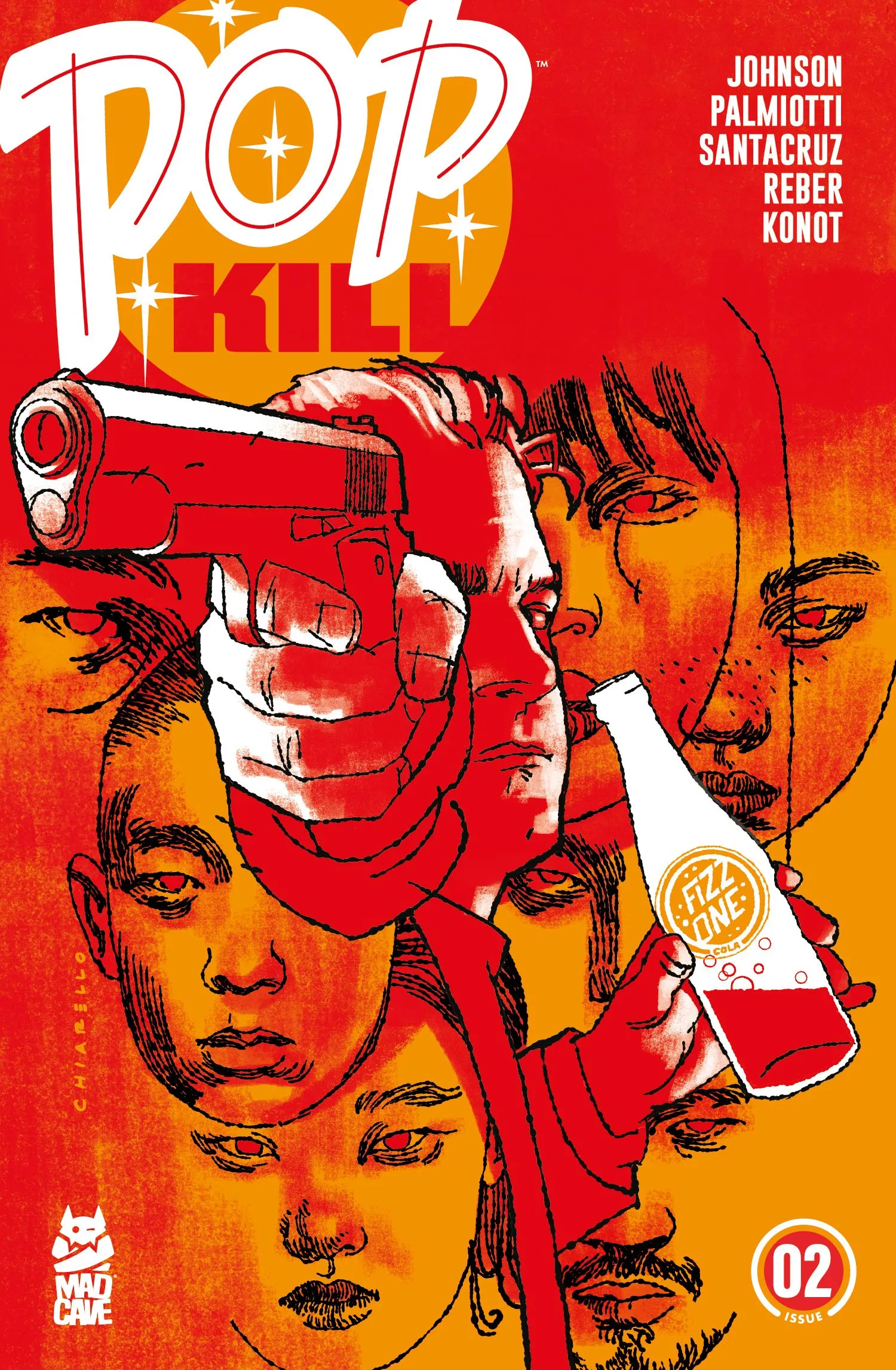 Product image for Pop Kill #2 Cover B - Mark Chiarello