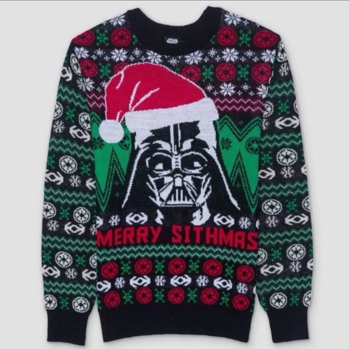 Product image for Men’s Size Small Star Wars Darth Vader Merry Sithmas Christmas Holiday Sweater