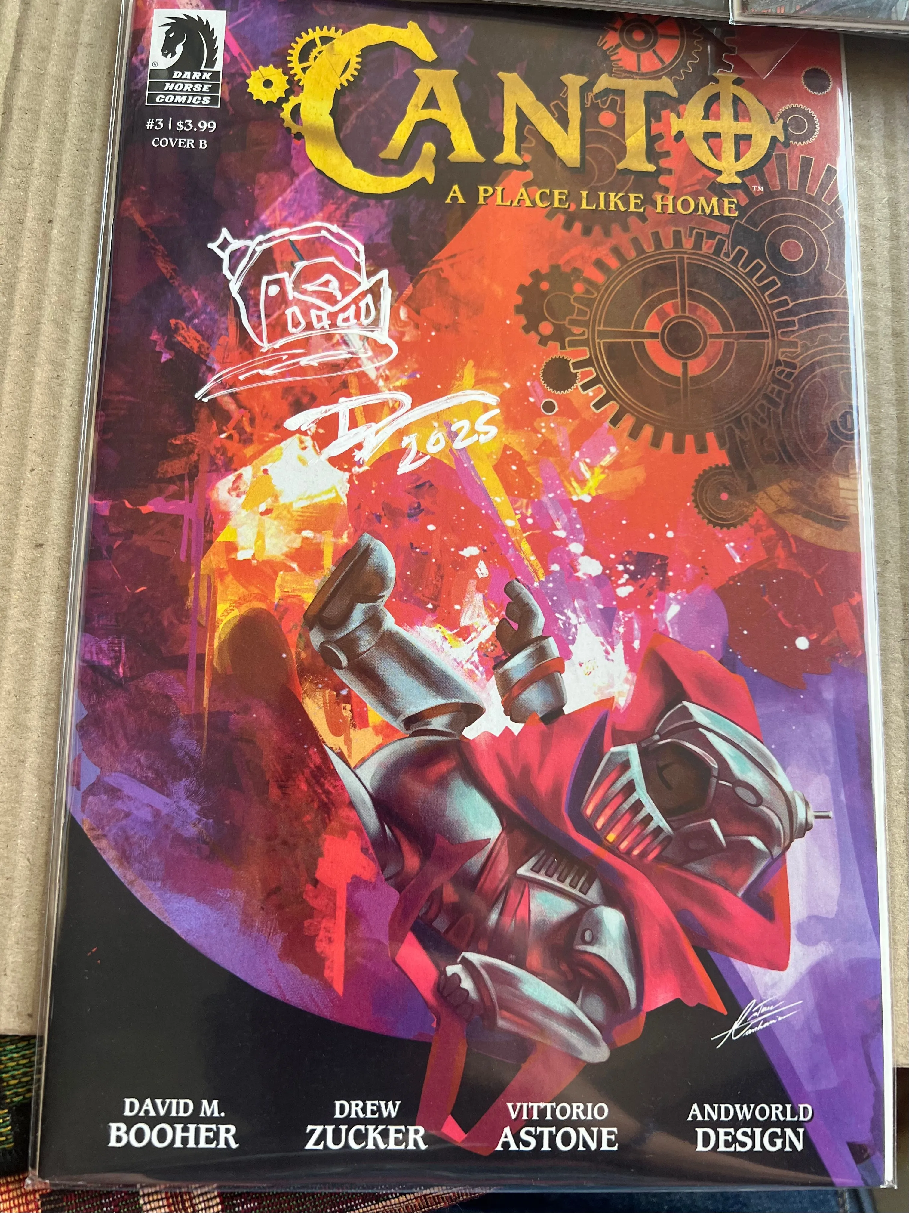 Product image for CANTO: A PLACE LIKE HOME #3 cover B signed & remarqued