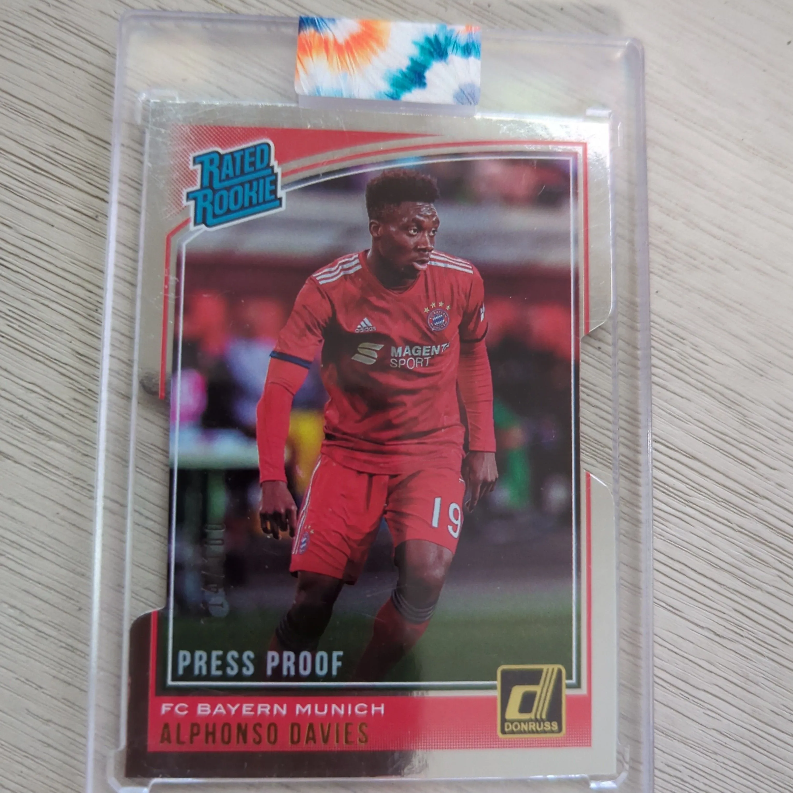 Product image for Alphonso Davies RR, Die Cut, /100