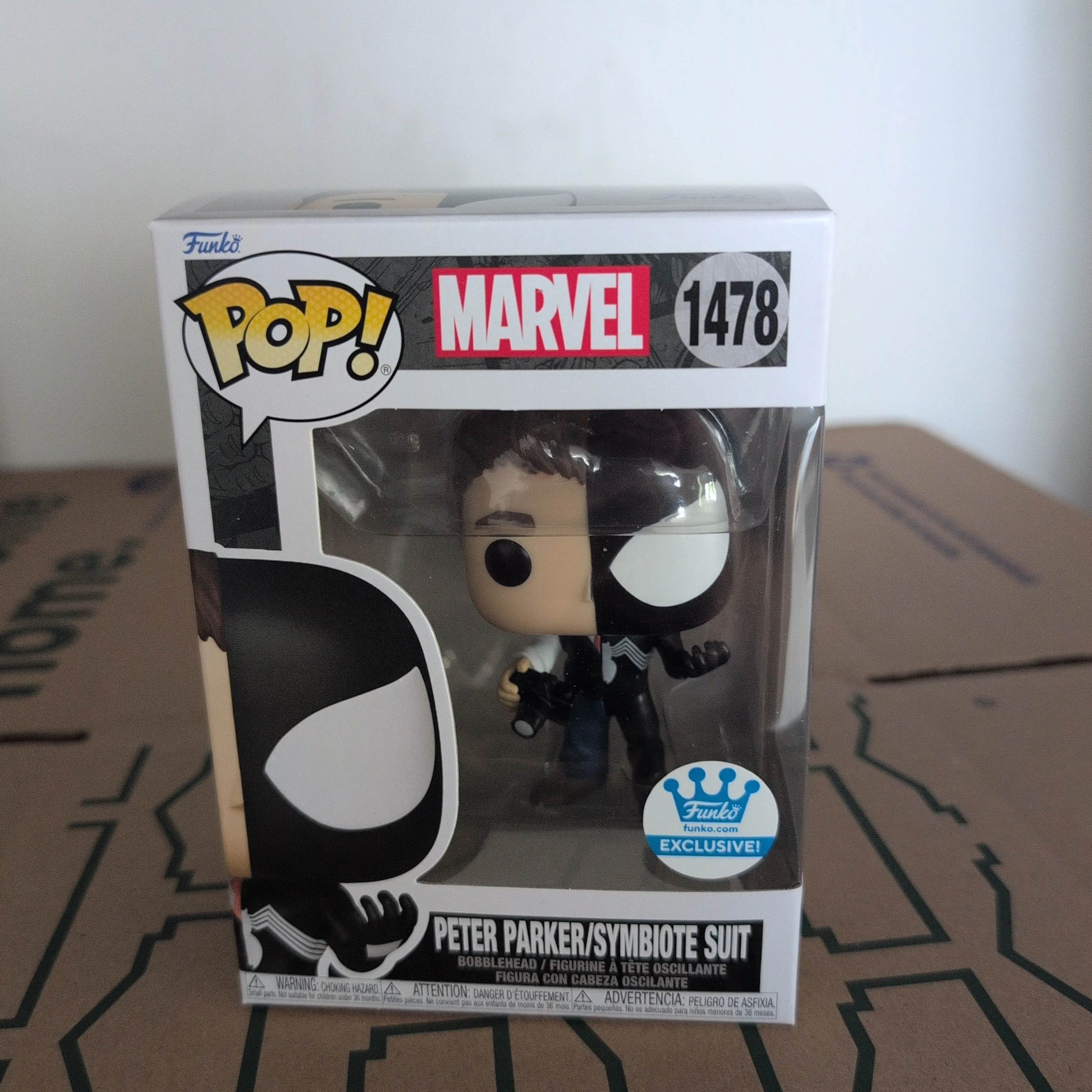 Product image for Peter Parker symbiote Suit Funko Shop
