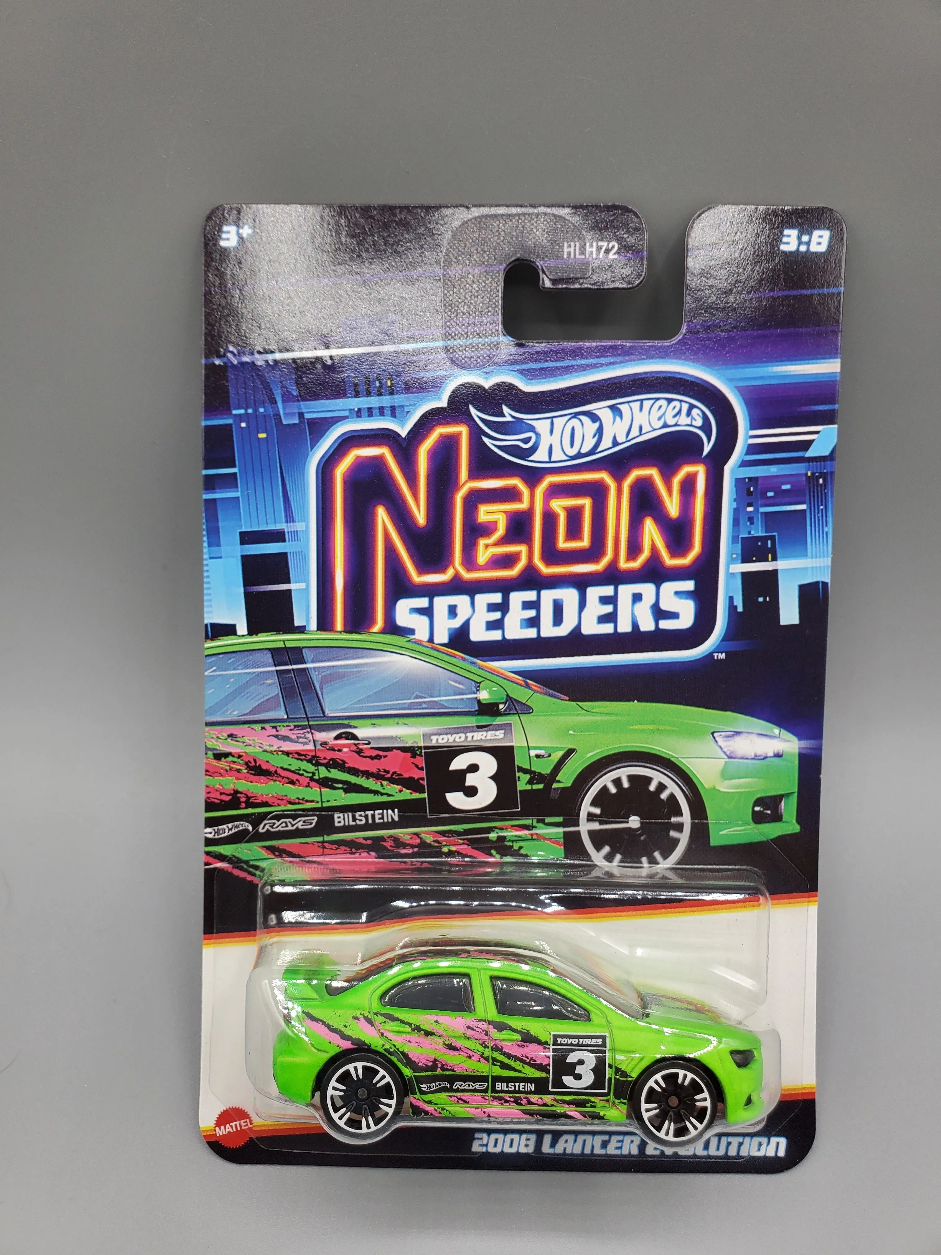 Product image for Hot Wheels Neon Speeders Series 2008 Mitsubishi Lancer Evolution