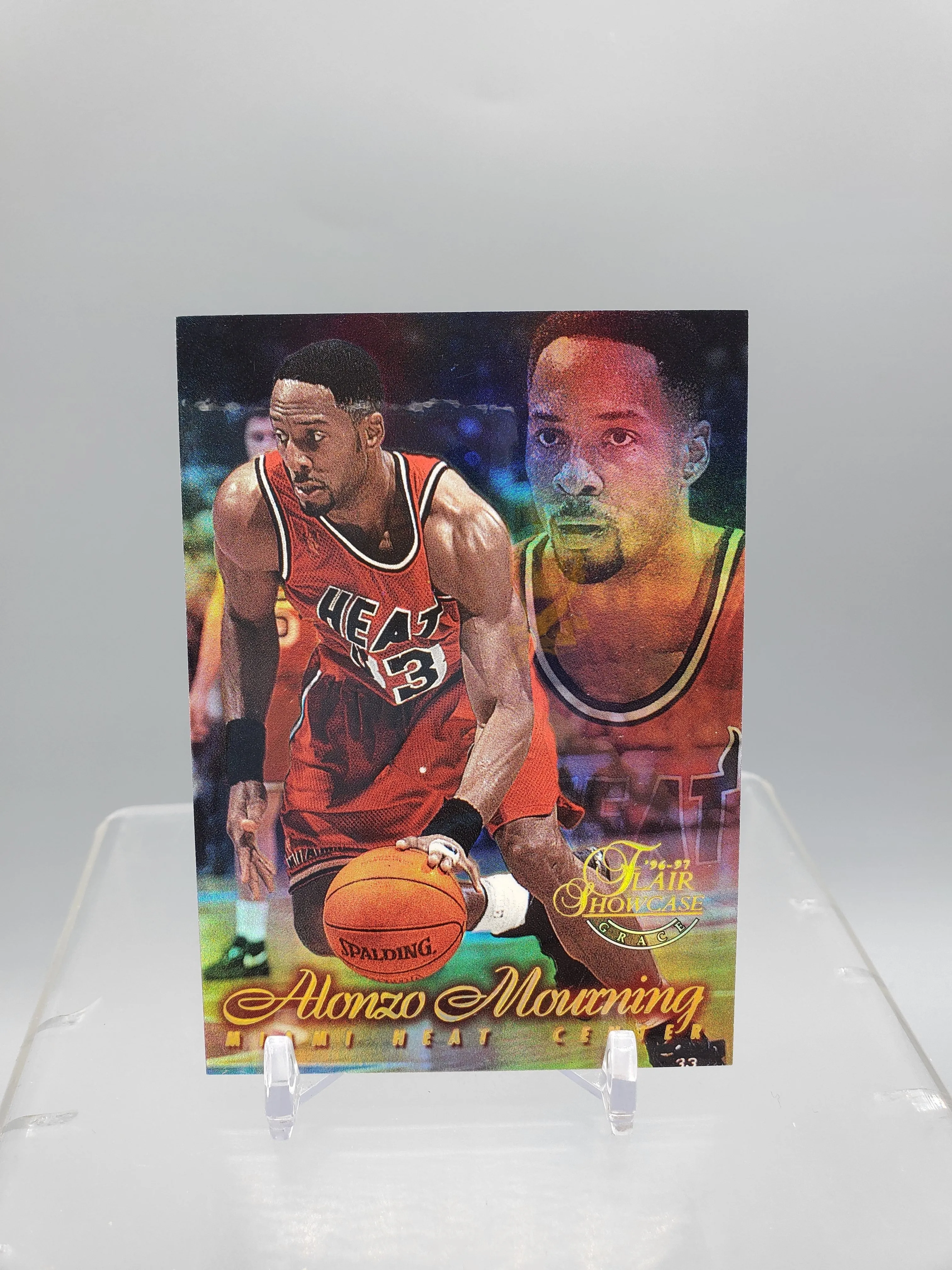 Product image for 1996-1997 Flair Showcase Grace Alonzo Mourning Card