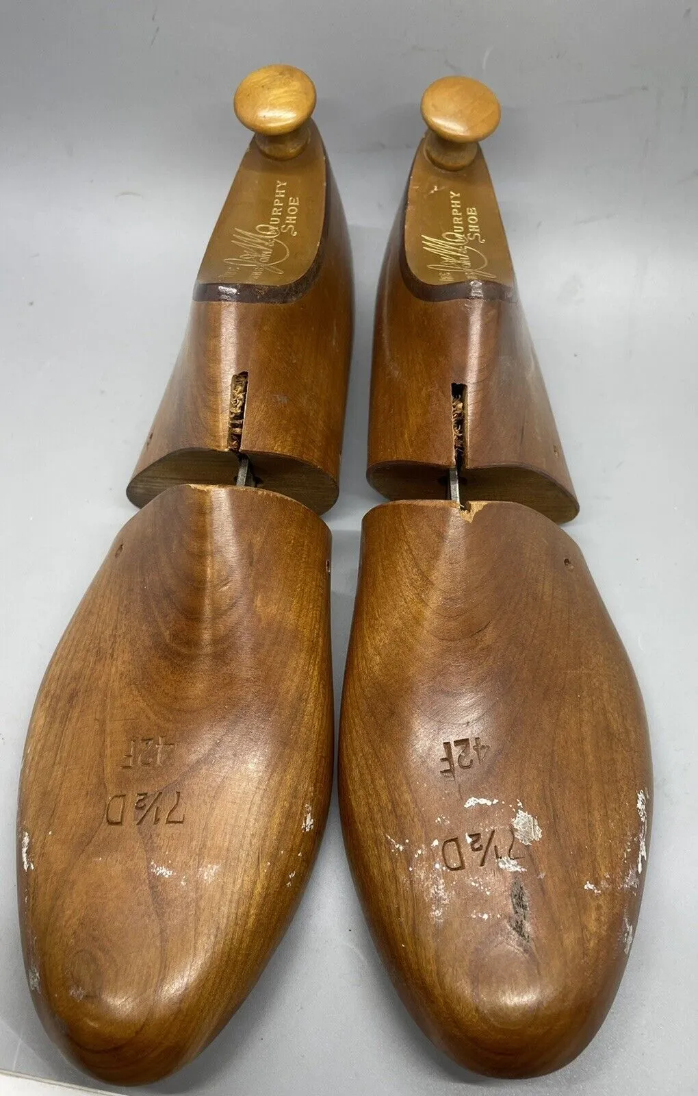 Product image for Vintage Johnston & Murphy Wooden SHOE STRETCHER MOLD FORM Size 7-1/2D 42F