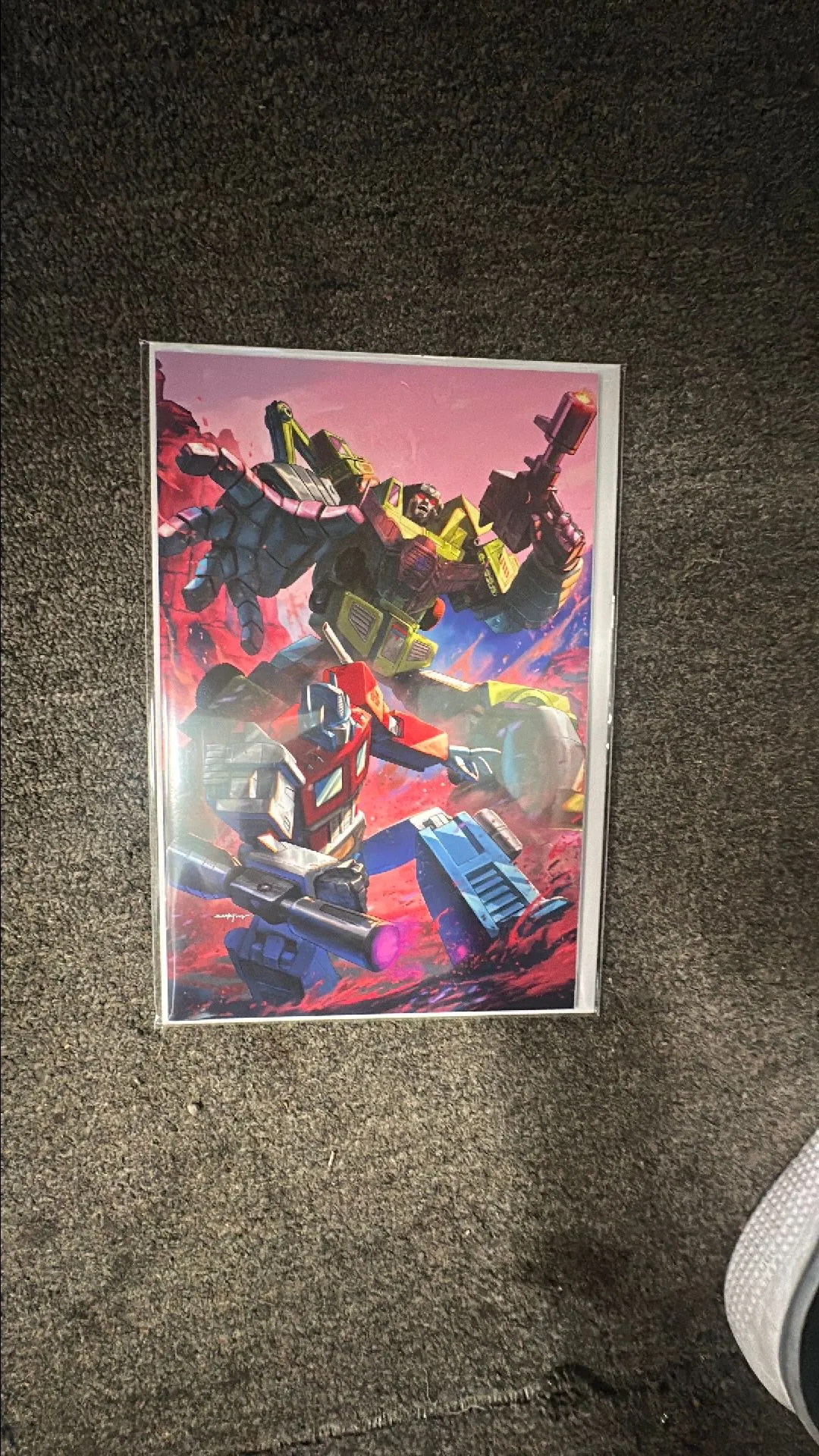 Product image for Transformers 9, Santa Fung Virgin Variant Limited to 750 w COA