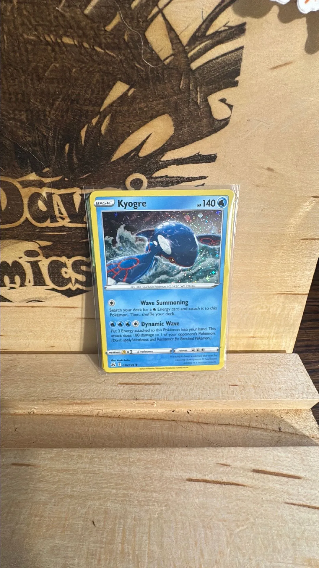 Product image for Kyogre [Cosmos Holo] #36 Pokemon Crown Zenith