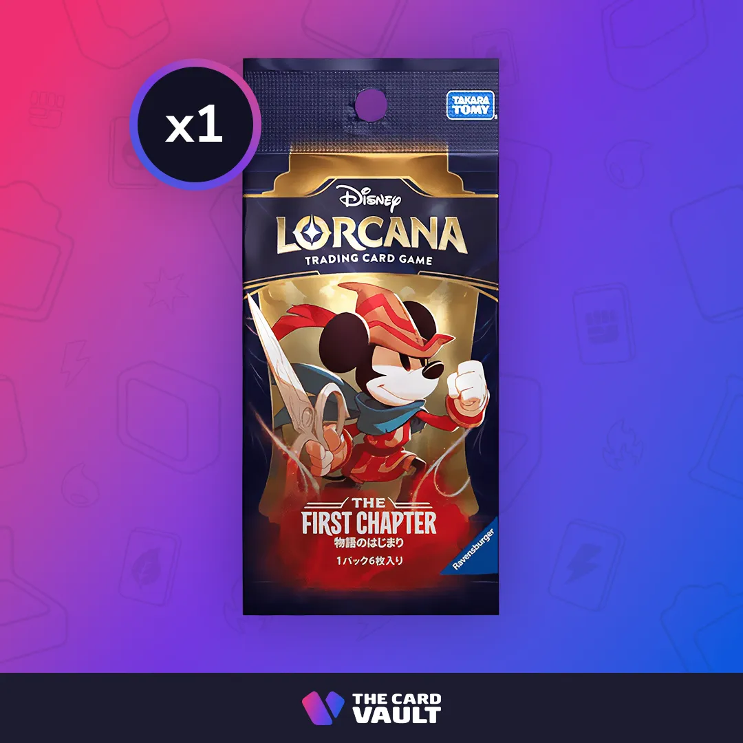 Product image for 1 x Disney - Lorcana TCG - The First Chapter - Booster Pack (Japanese)