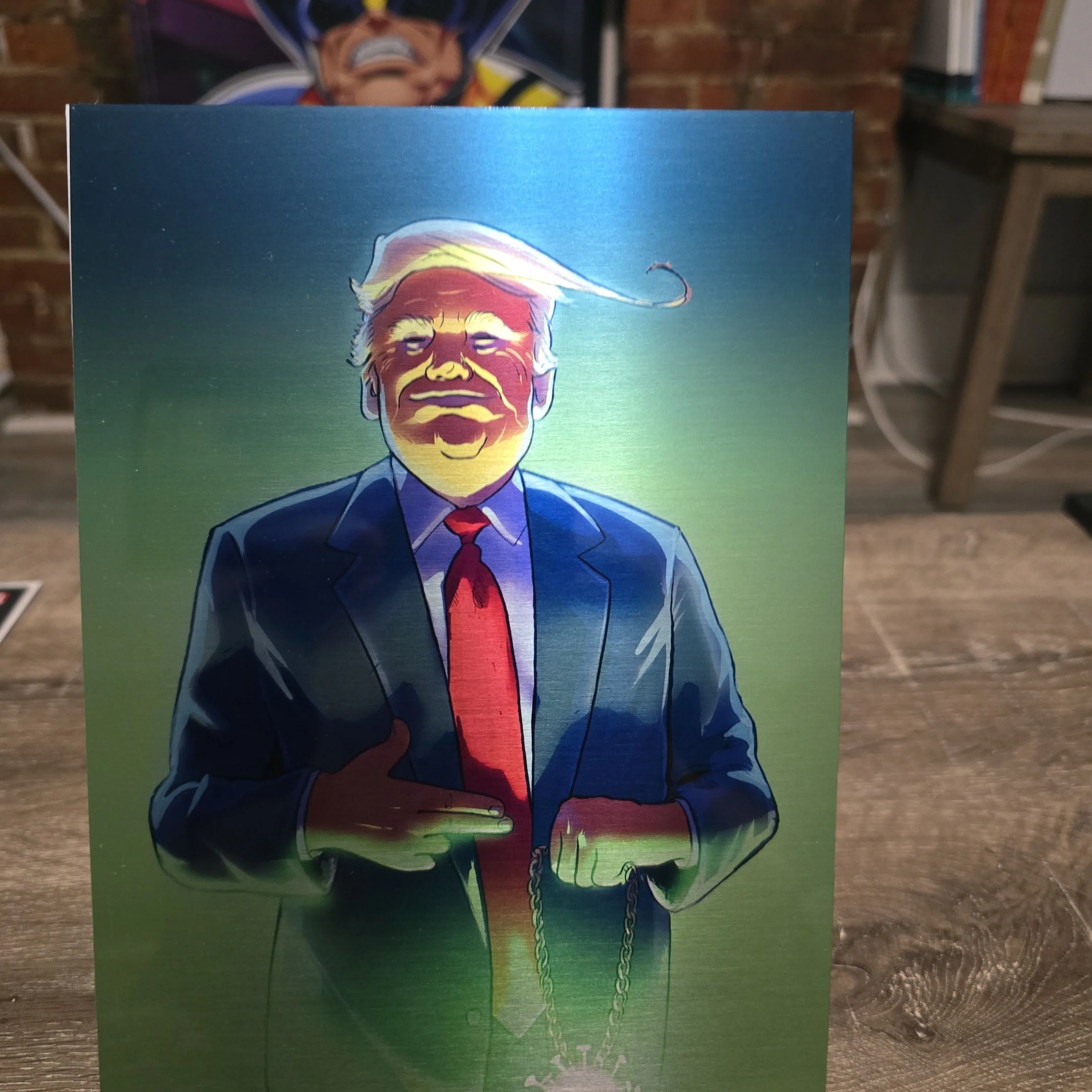 Product image for Trump RUN THE JEWELS  Covid Metal cover 16/40 