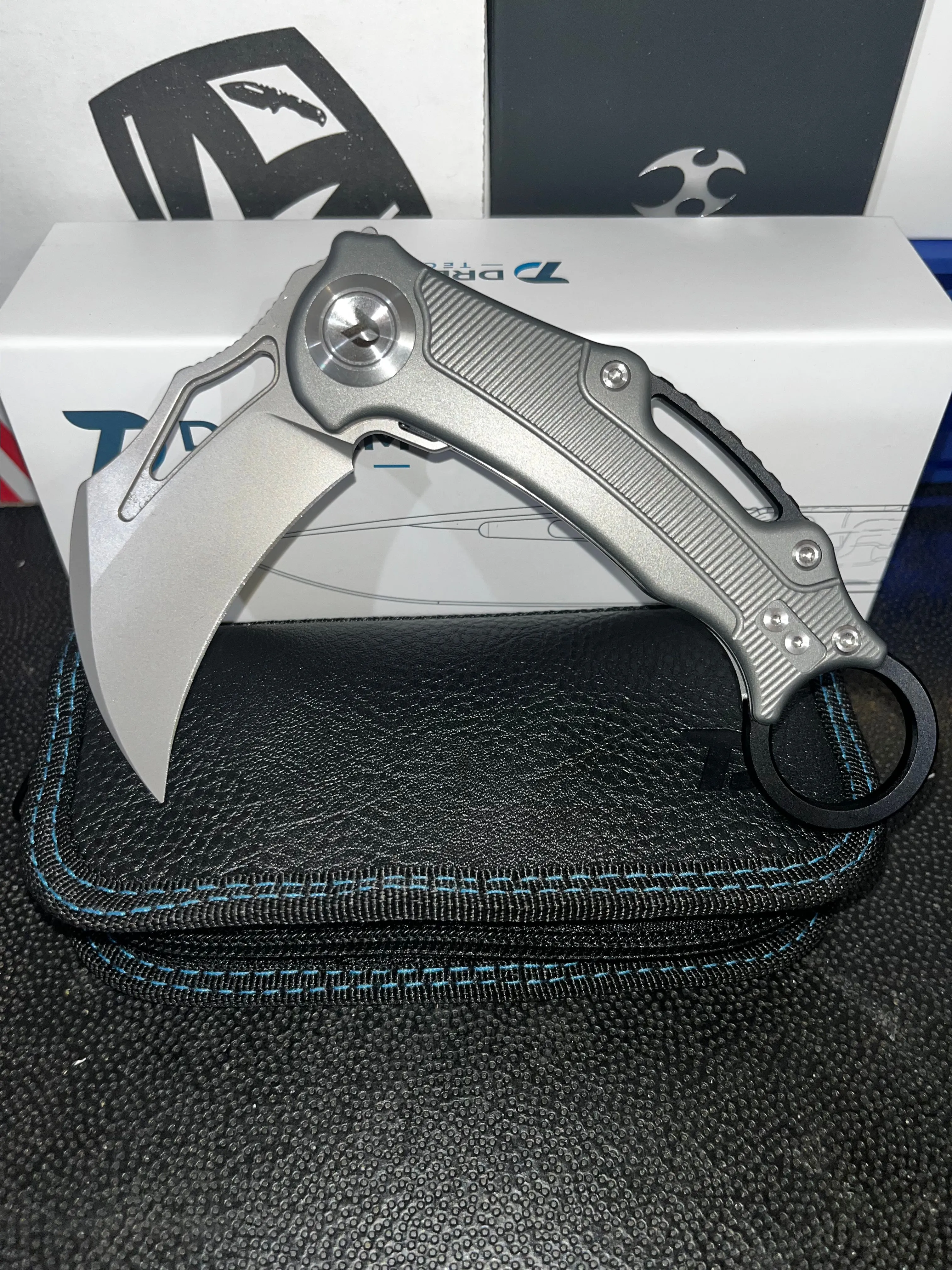 DREAMTECH - D4221AG - Karambit 14C28N Blade with Aluminum Handle and Patent  Button Lock System · Whatnot: Shop, Sell, Connect