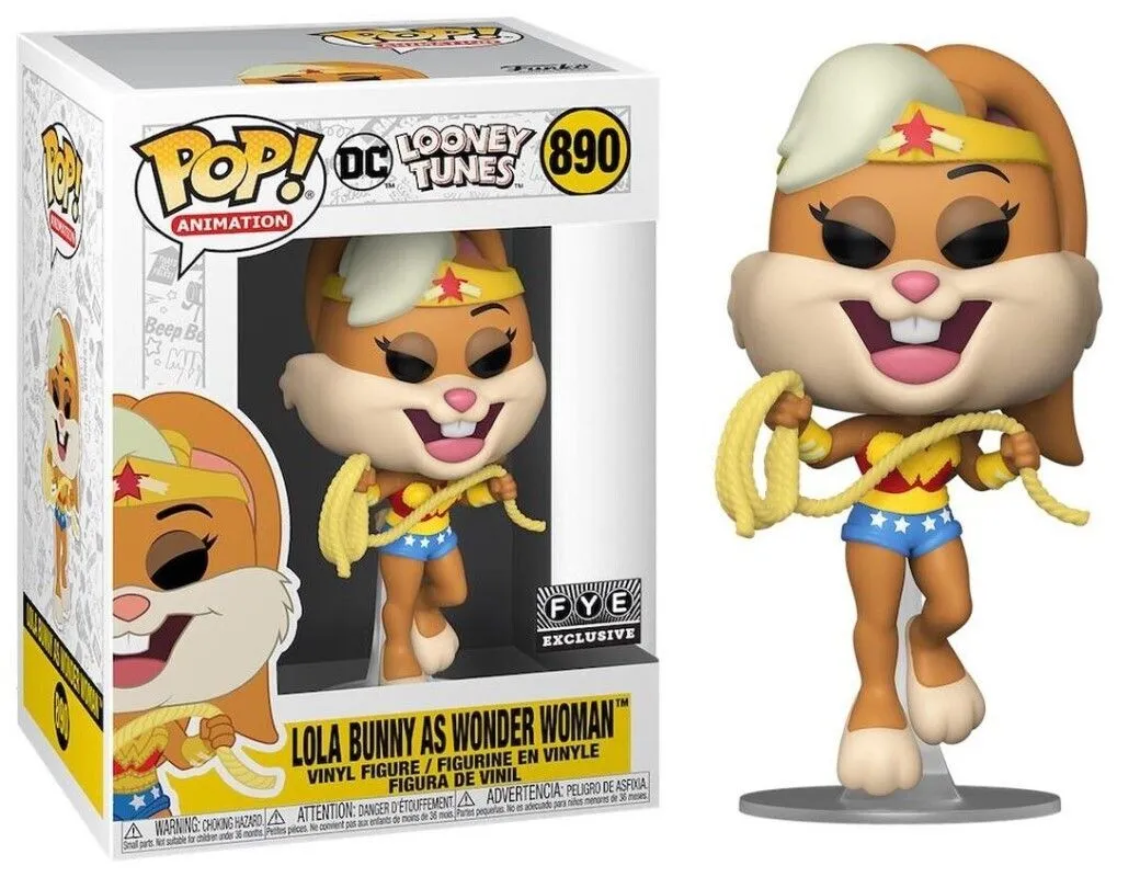 Product image for Lola Bunny as Wonder Woman (890) | Anime DC Universe x Looney Tunes