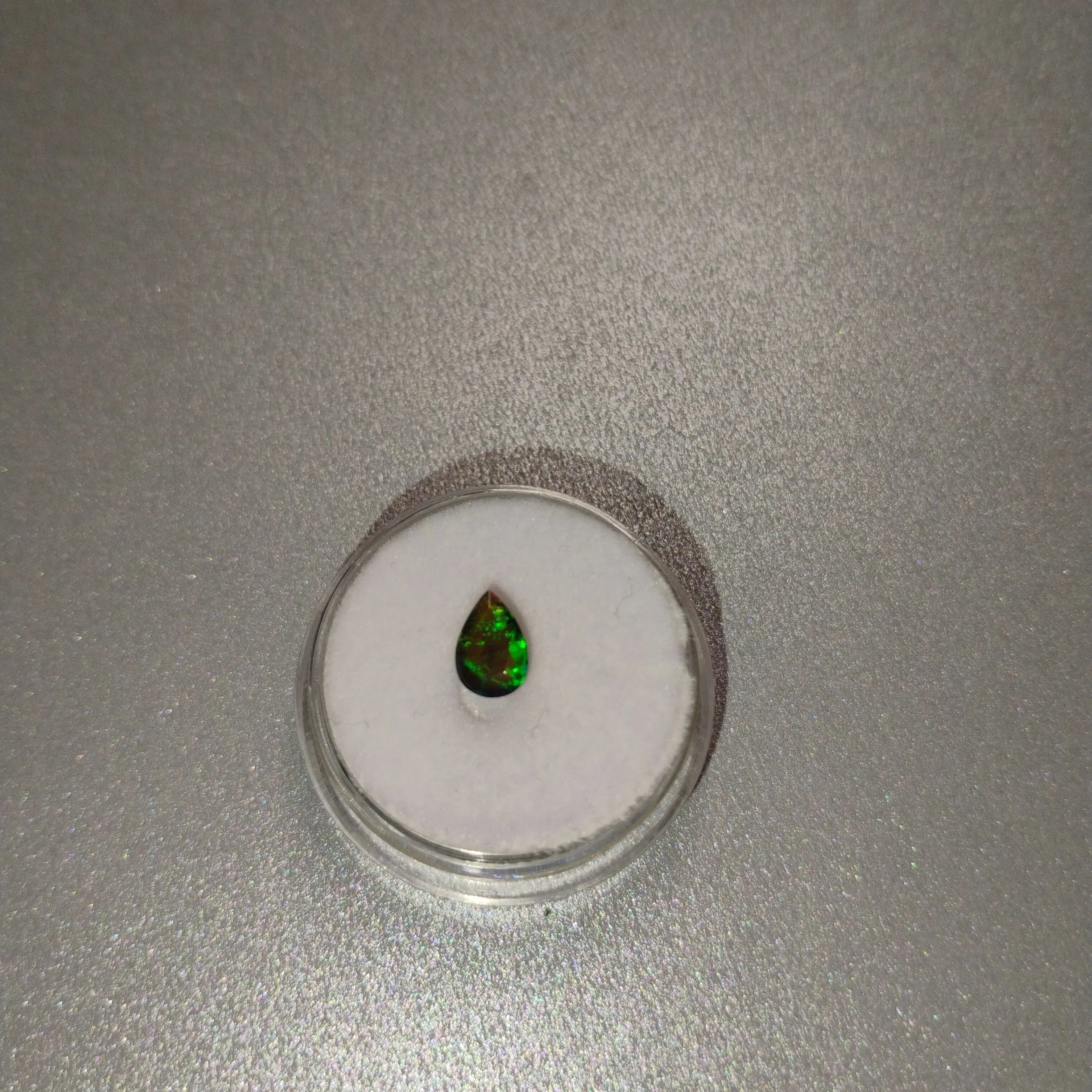 Product image for .50ct Ethiopian Black Opal - very flashy