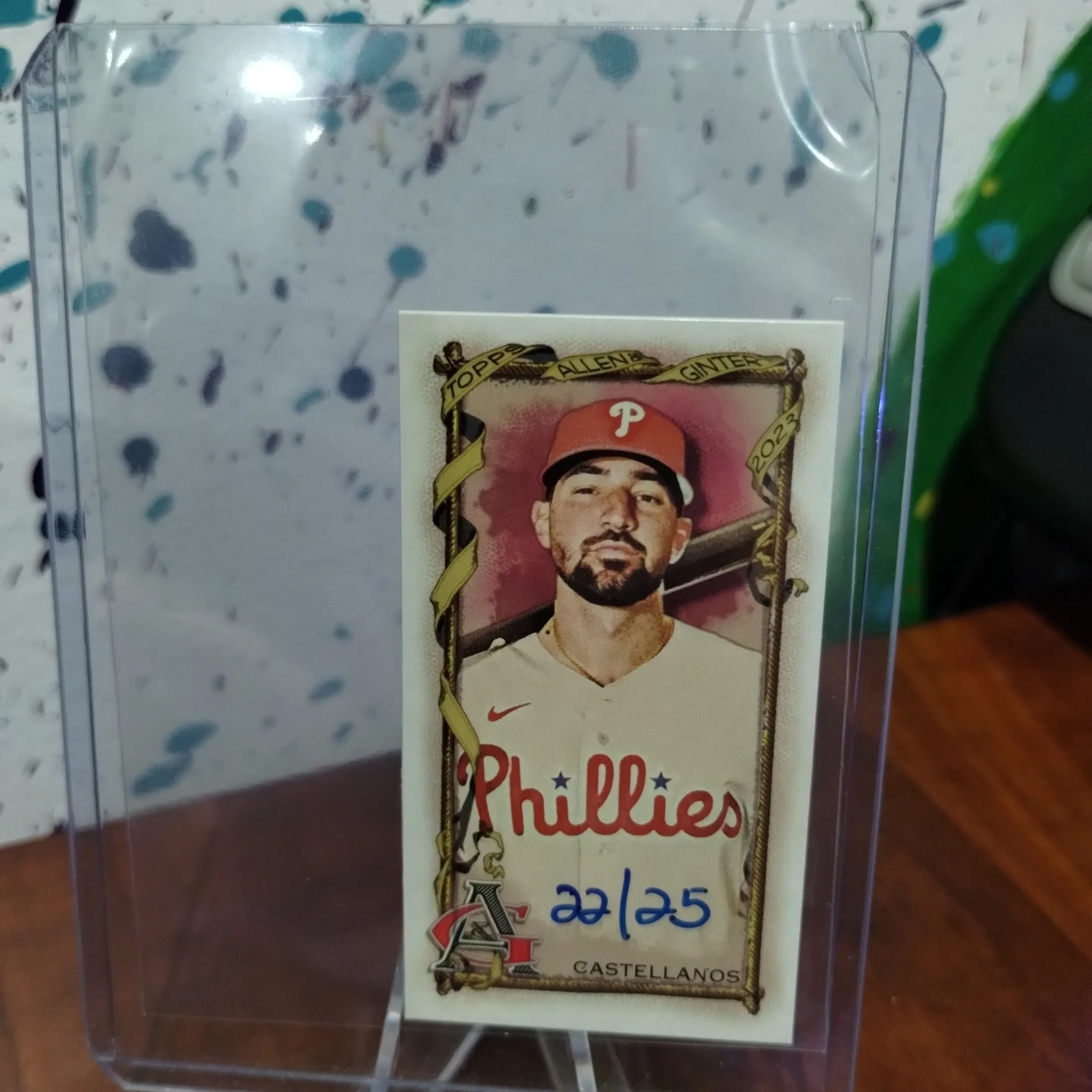 Product image for A&G Nick Castellanos Brooklyn back mini /25