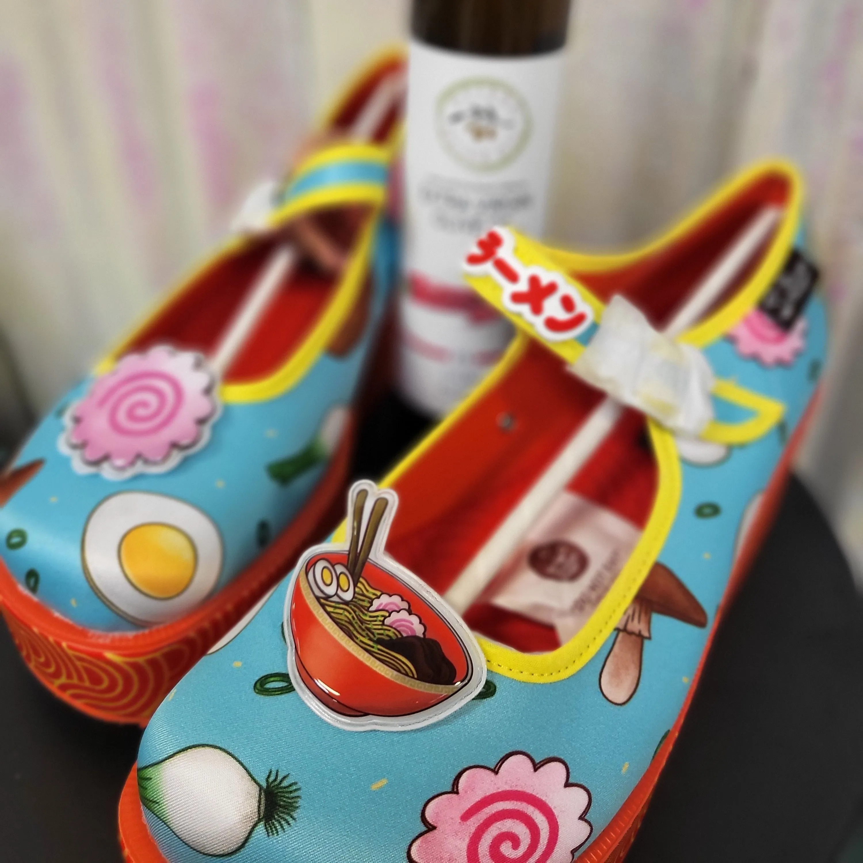 Product image for ramen noodle wedge shoes