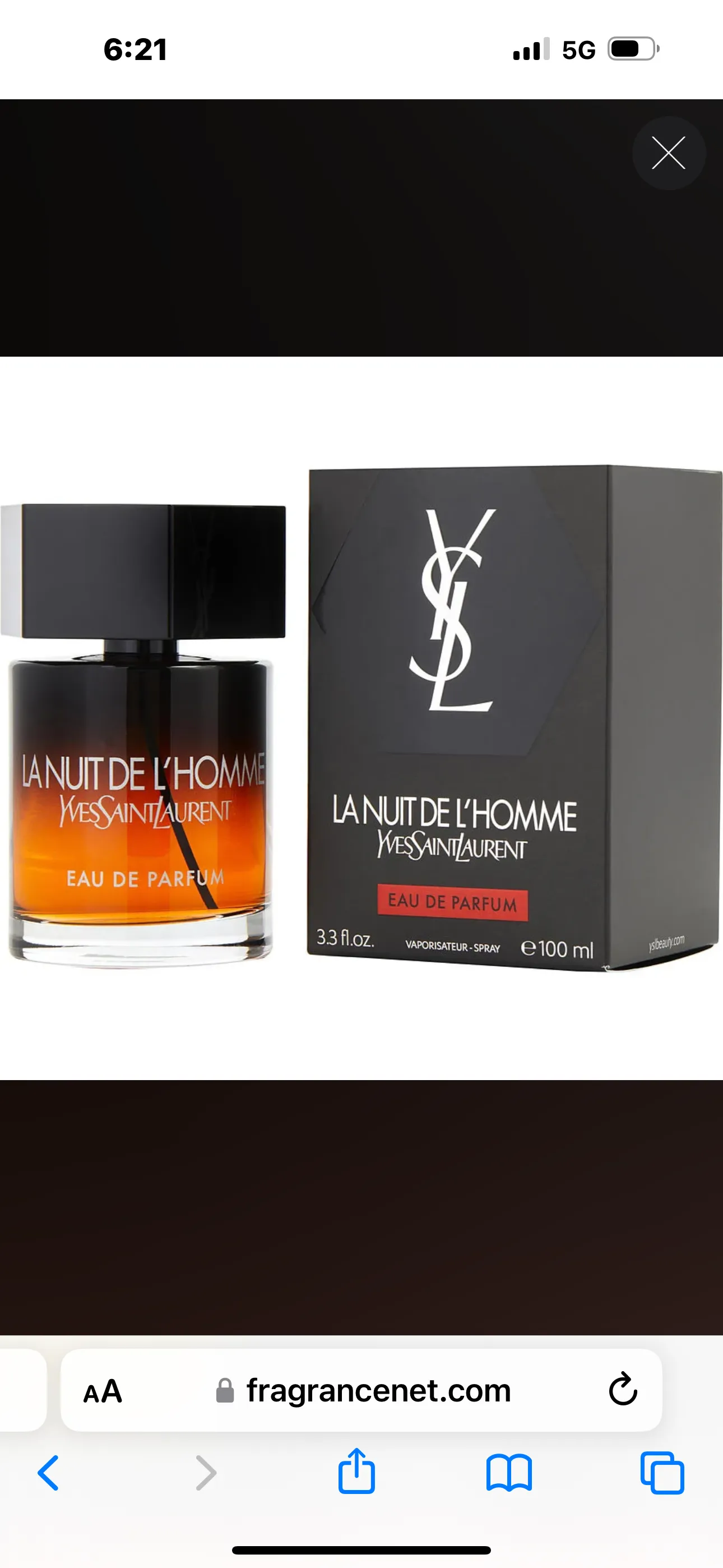 Product image for YSL La Nuit de L’Homme Sample Vial