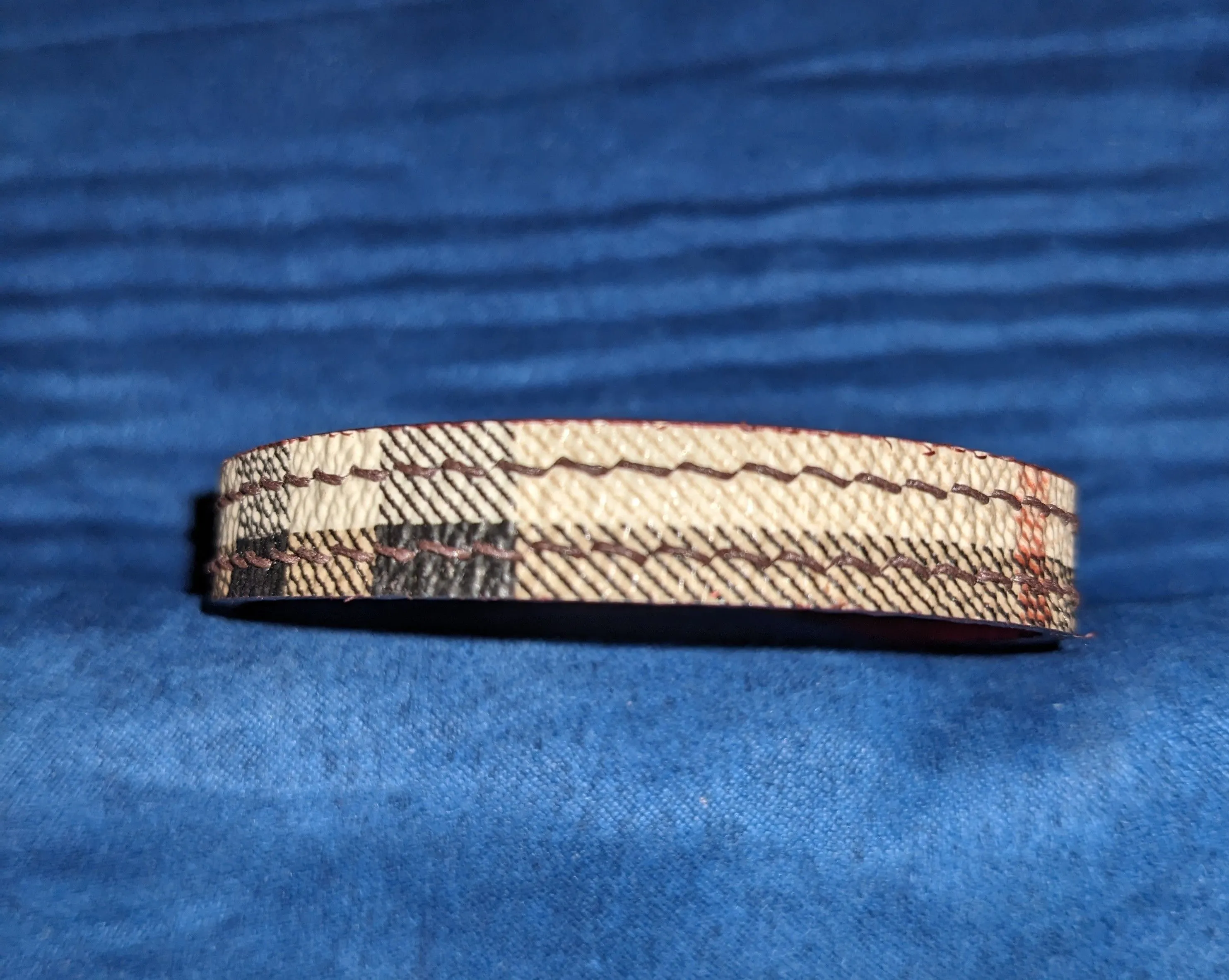 Product image for Burberry repurposed leather bracelet